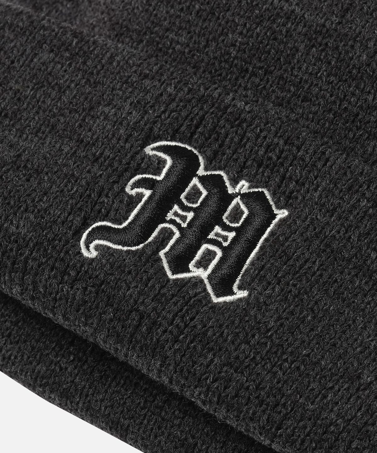 맨하탄레코즈(MANHATTAN RECORDS) MR OE Logo Beanie - Charcoal