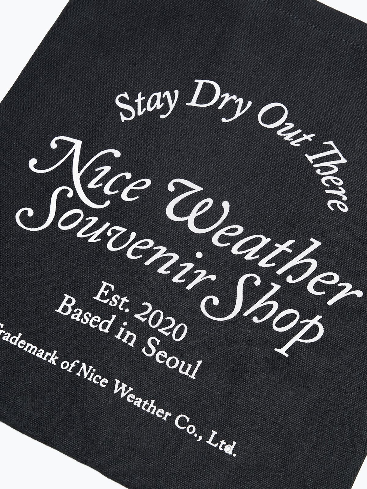 나이스웨더(NICEWEATHER) NW NWSS 토트백 (블랙)