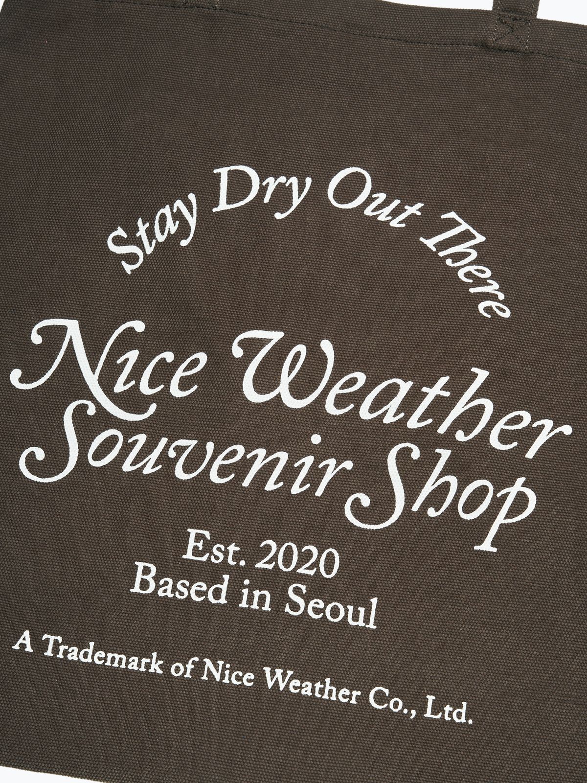 나이스웨더(NICEWEATHER) NW NWSS 토트백 (브라운)