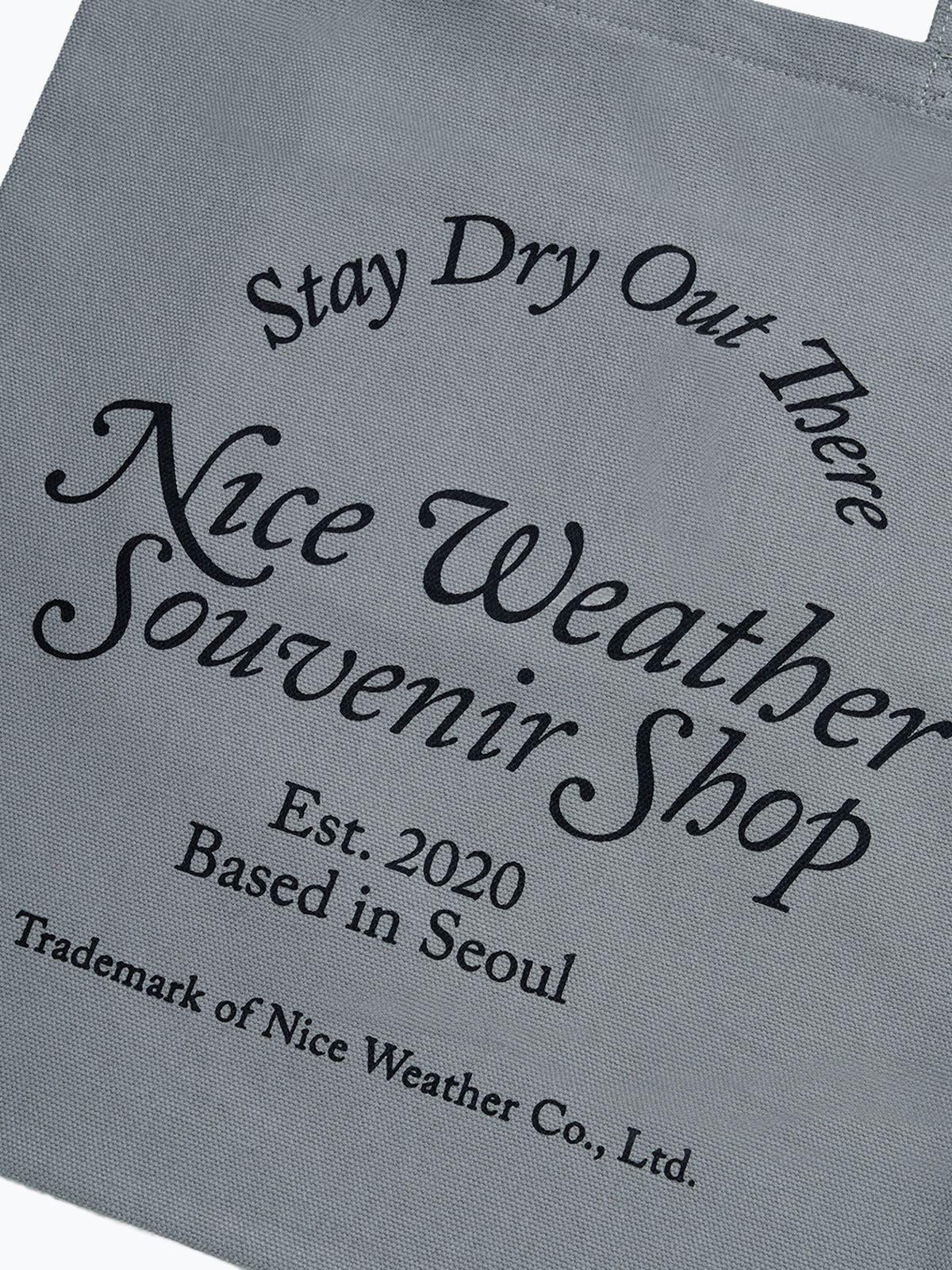 나이스웨더(NICEWEATHER) NW NWSS 토트백 (그레이)