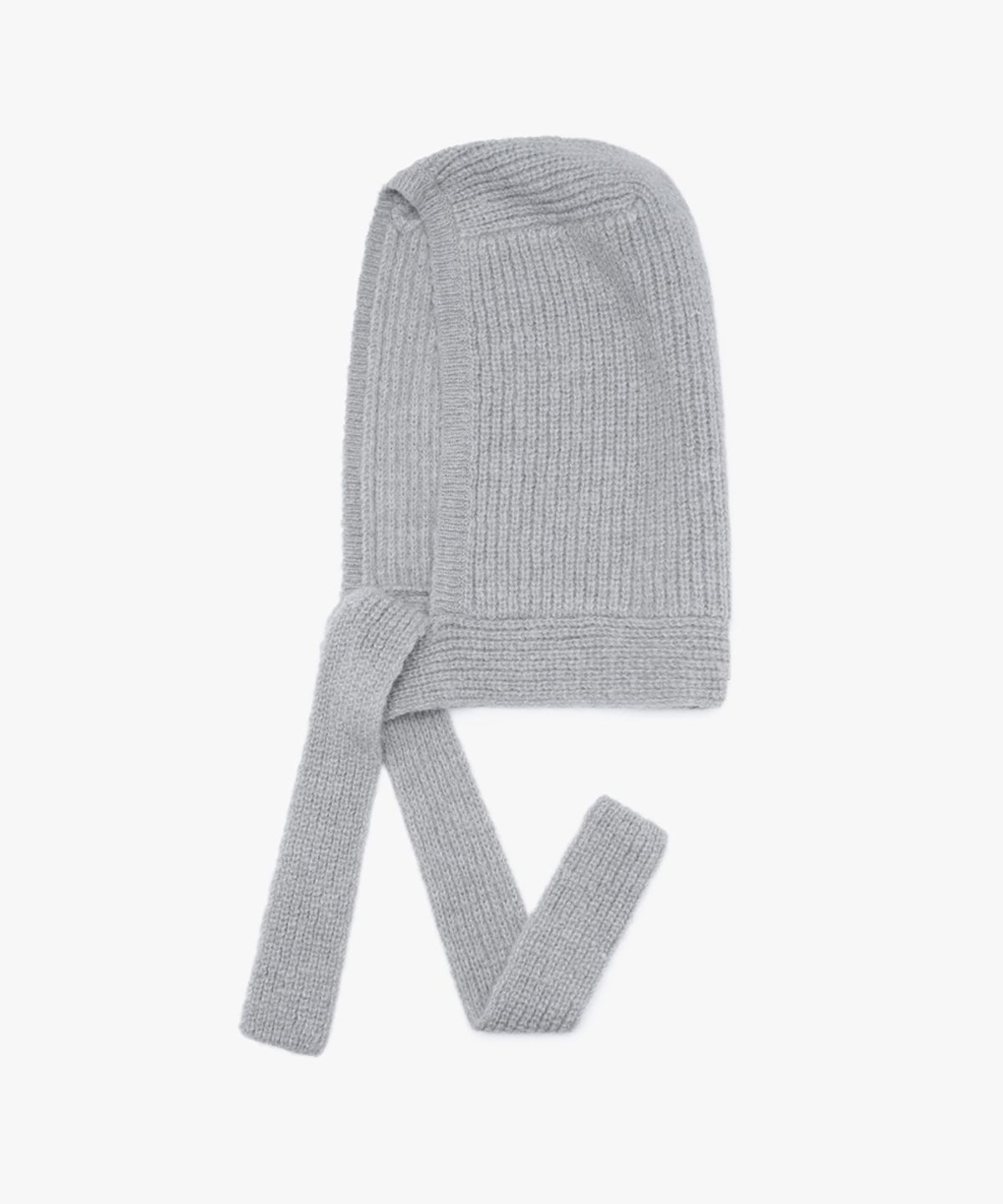 38컴온커먼(38COMEONCOMMON) Alpaca Blend Balaclava Muffler (Melange Gray)