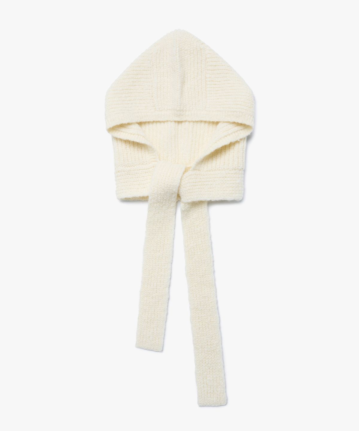 38컴온커먼(38COMEONCOMMON) Alpaca Blend Balaclava Muffler (Ivory)