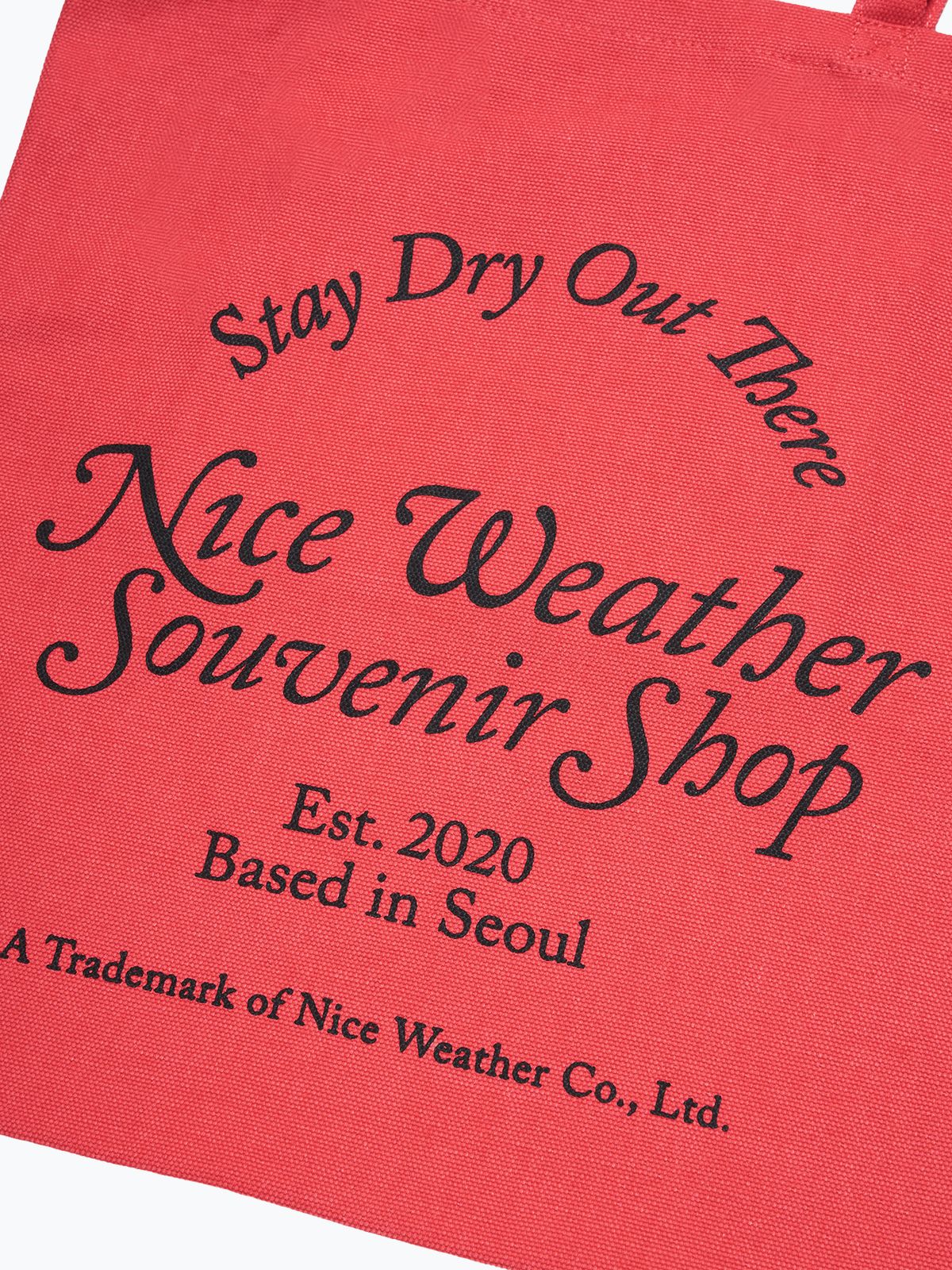나이스웨더(NICEWEATHER) NW NWSS 토트백 (레드)