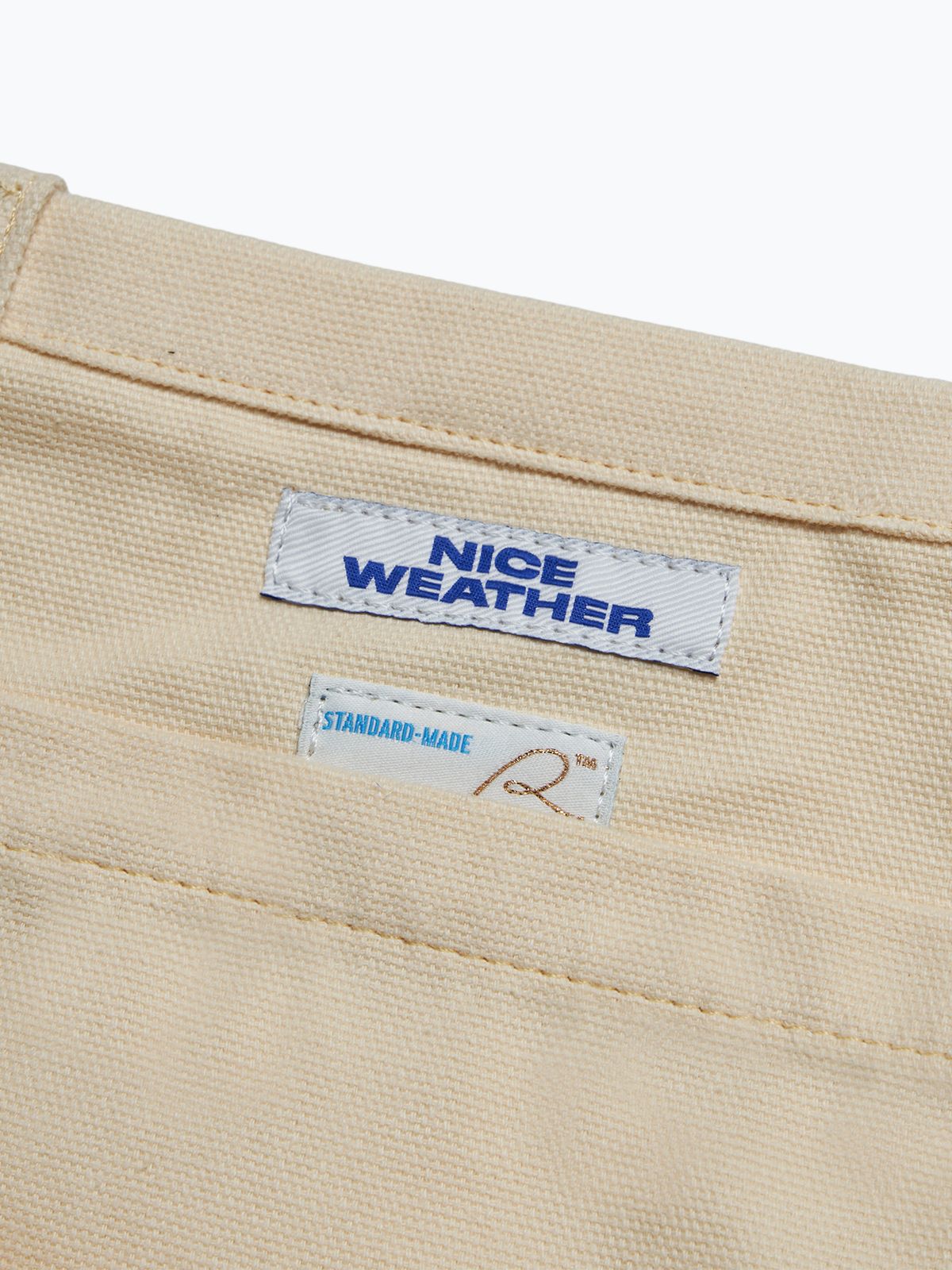 나이스웨더(NICEWEATHER) NW NWSS 토트백 (바닐라)