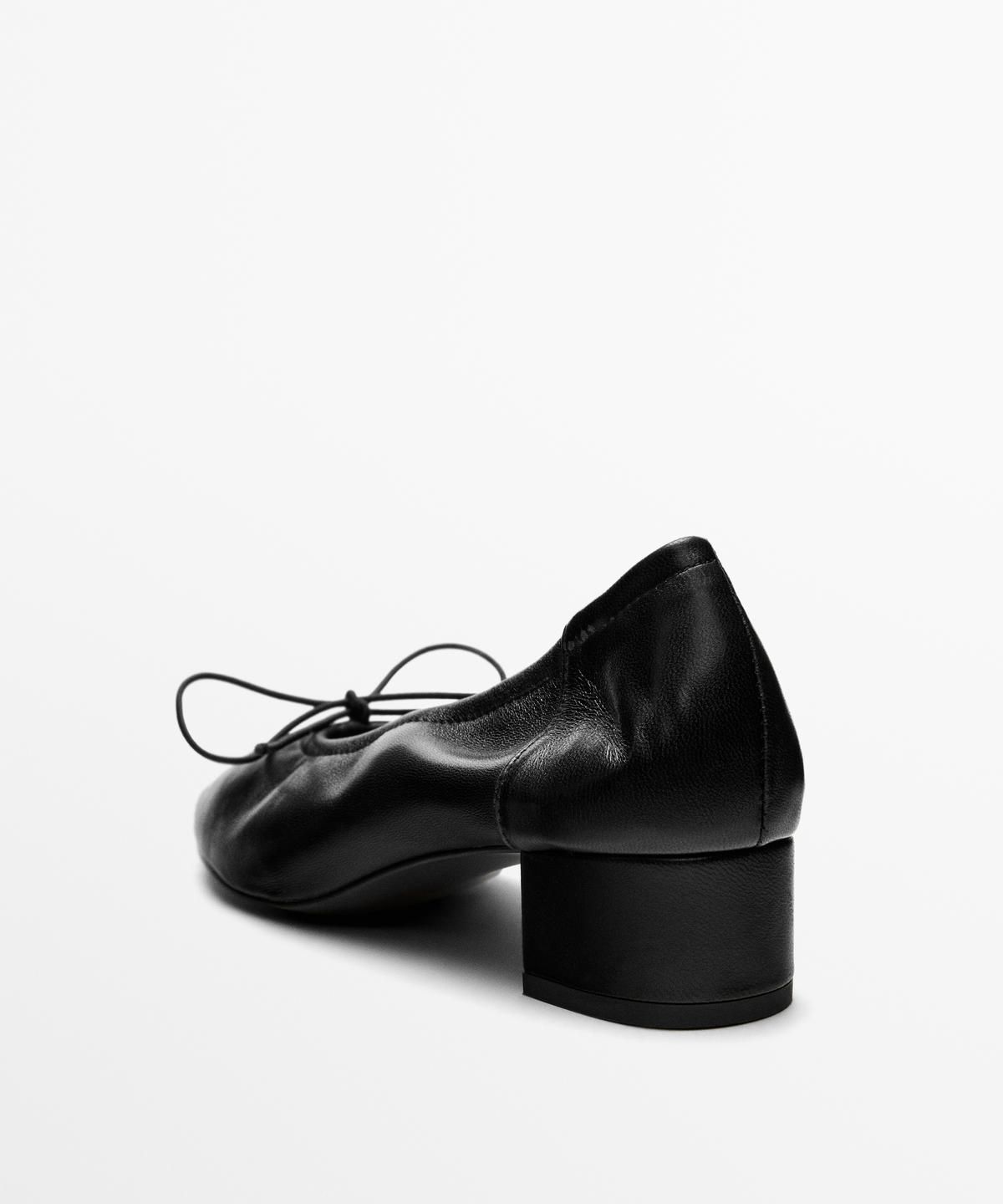 마시모두띠(MASSIMO DUTTI) 힐 발레리나 플랫