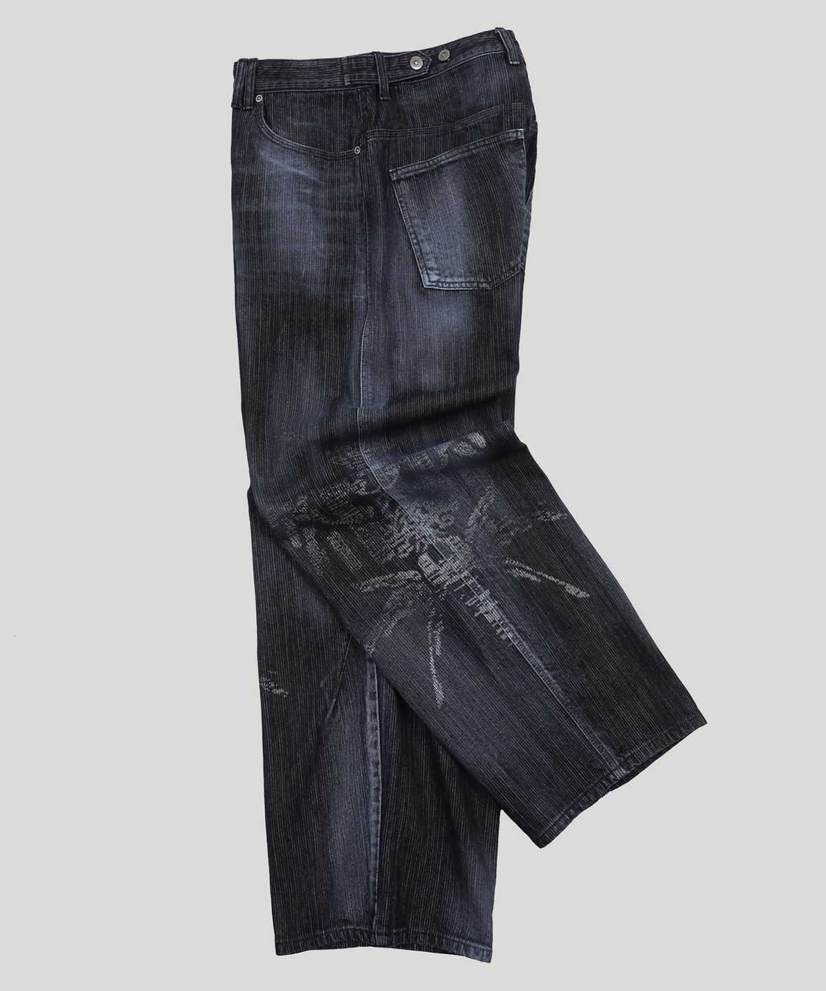 엔드릭스(EDLIX) Vintage lining printed denim (indigo blue)