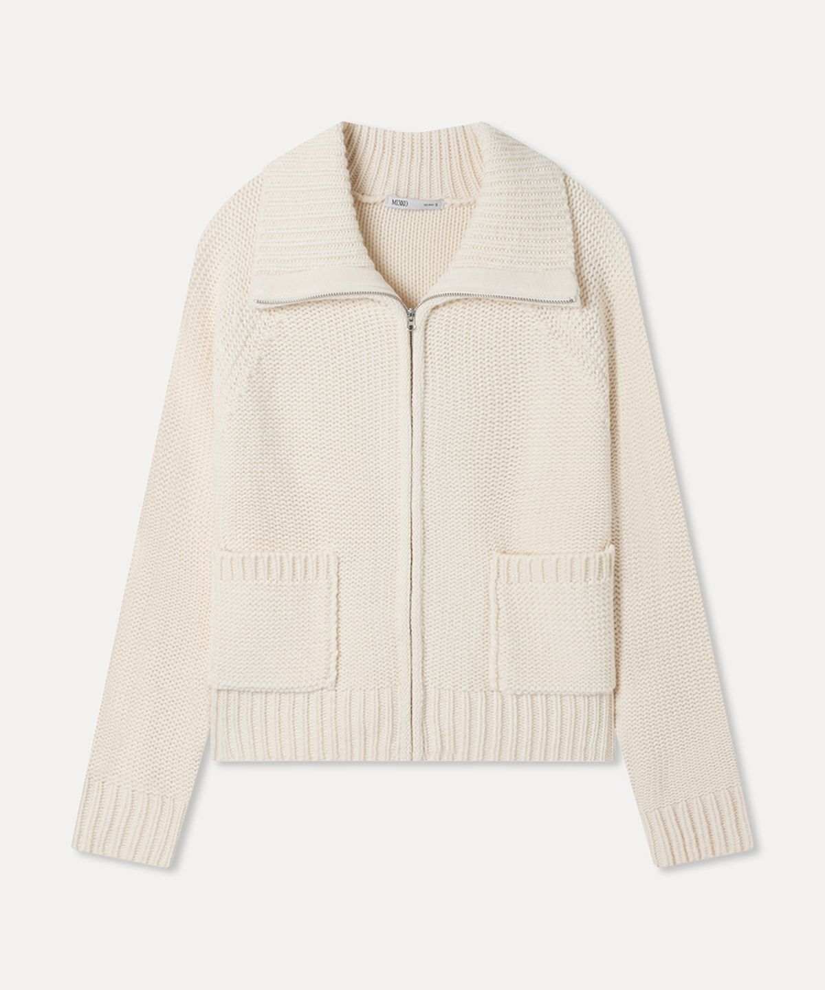 미쏘(MIXXO) [울블렌드] 베이직 코위찬 니트 집업 RE CKFV29T_MIWCKG14QT