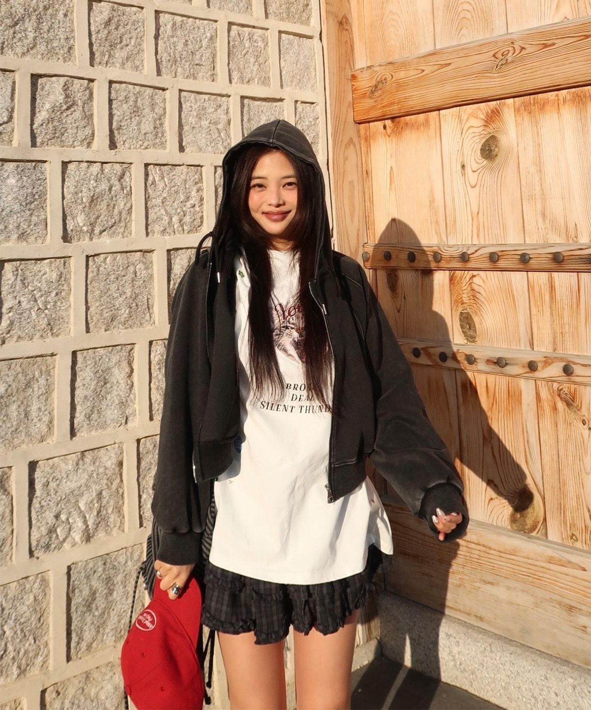 미쏘(MIXXO) 체크 미니스커트_MIWWHG34SS