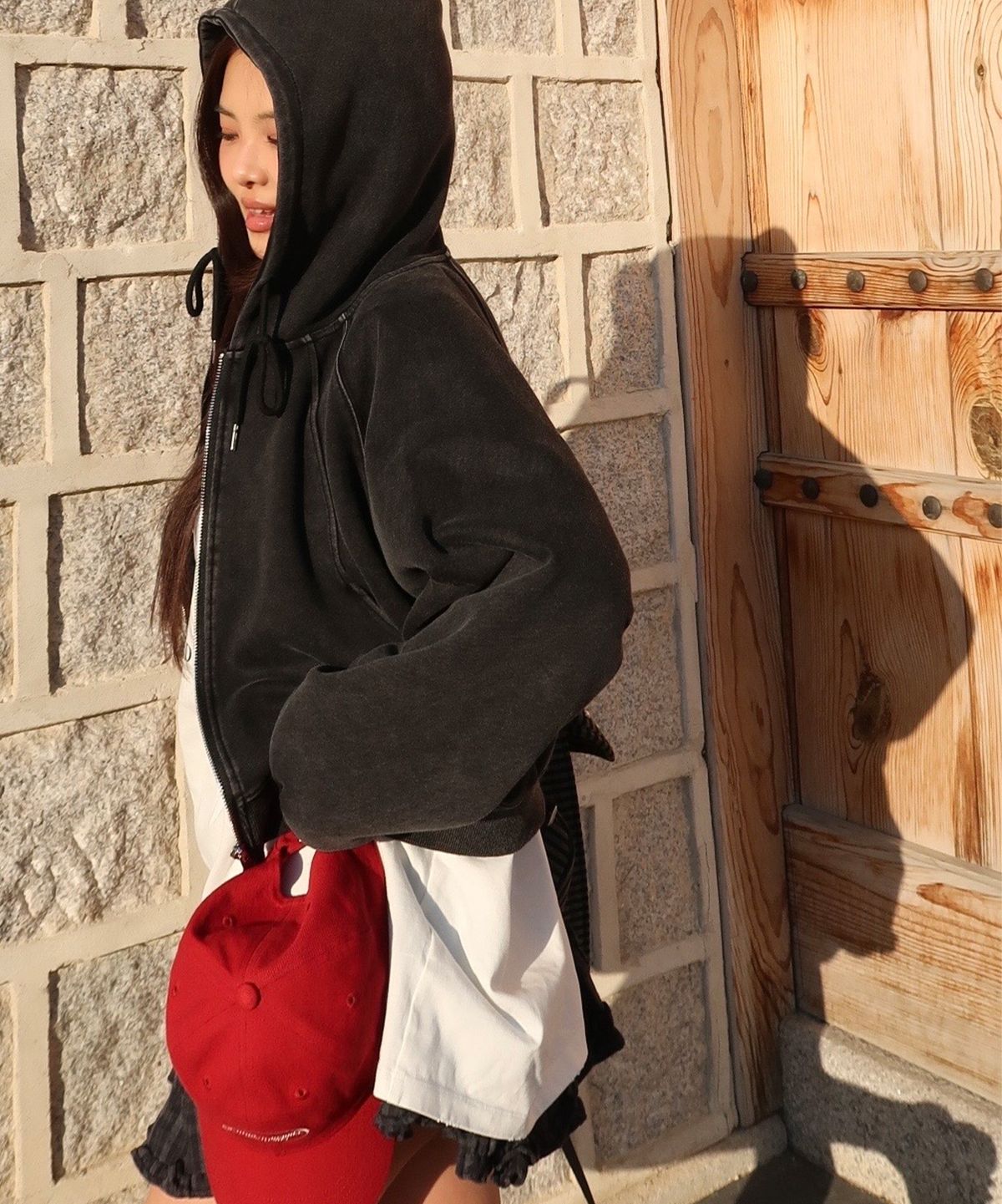 미쏘(MIXXO) 체크 미니스커트_MIWWHG34SS