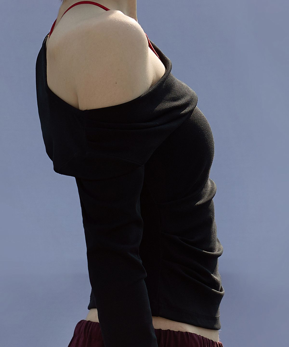 데비웨어(DEVIWEAR) 드레이프 투웨이 롱슬리브 DEVI-T0143-블랙