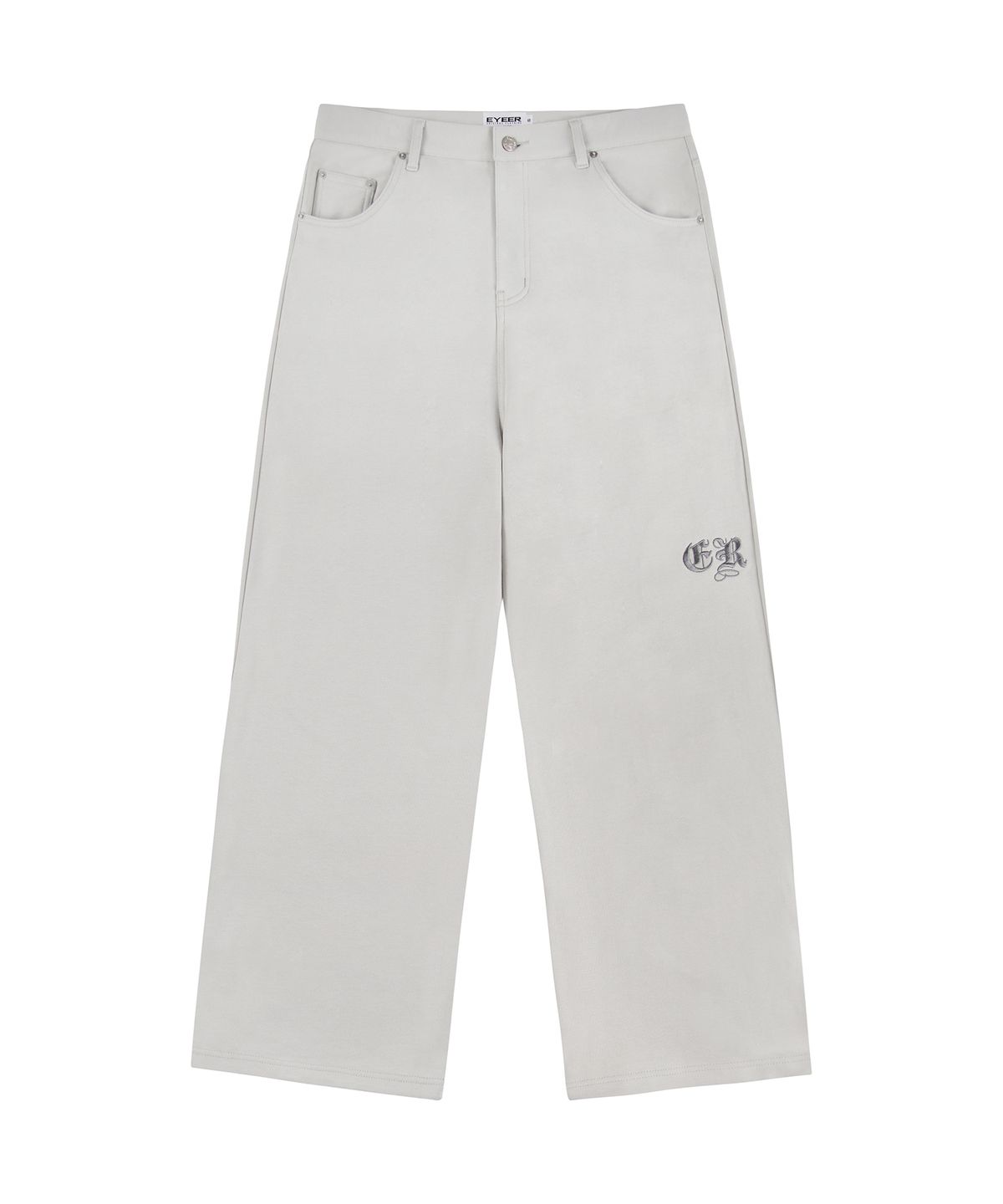 이와이이알(EYEER) Stud&Hotfix Detail Sweatpants - Gray