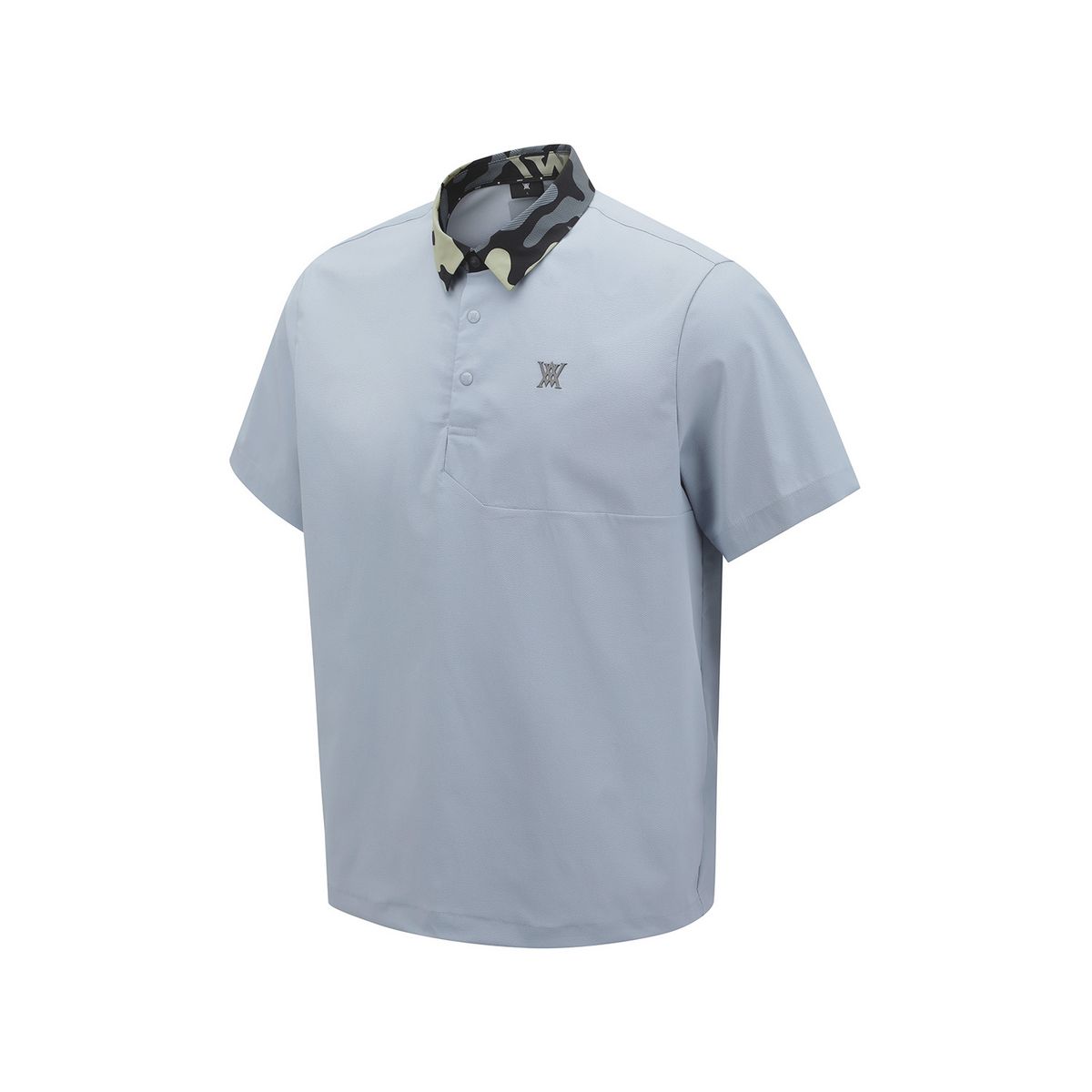 어뉴골프(ANEW GOLF) MEN CAMO POINT SHORT T-SHIRT_GR