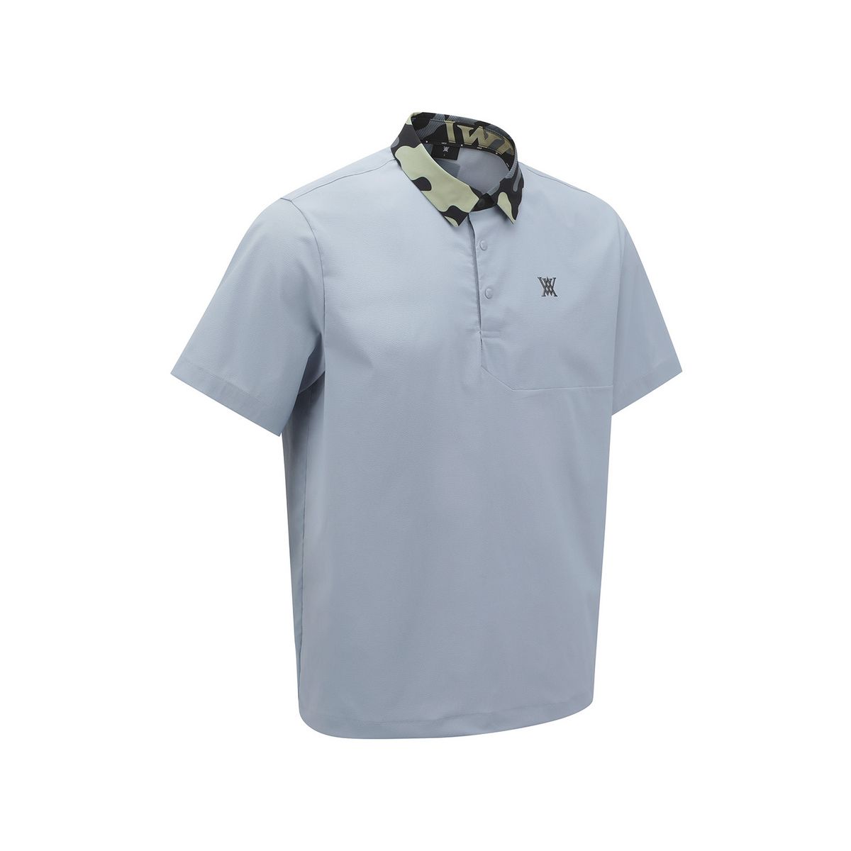 어뉴골프(ANEW GOLF) MEN CAMO POINT SHORT T-SHIRT_GR