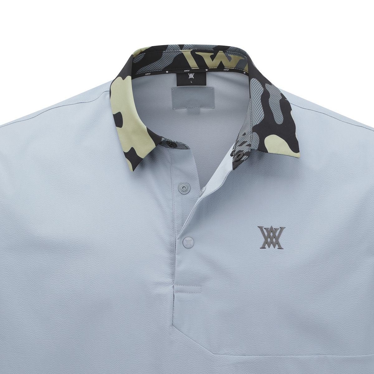 어뉴골프(ANEW GOLF) MEN CAMO POINT SHORT T-SHIRT_GR