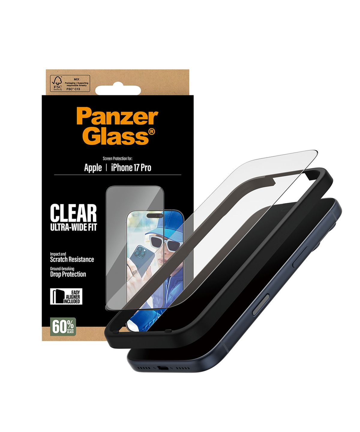 판저글래스(PANZER GLASS) 판저글래스 클리어 스크린 프로텍터 iPhone 17 Pro