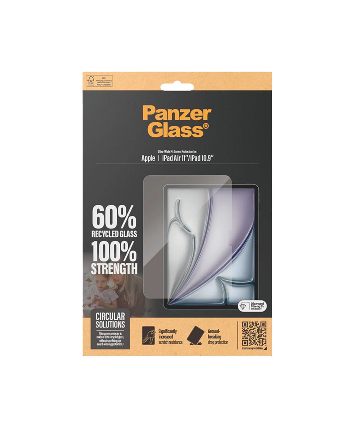 판저글래스(PANZER GLASS) 판저글래스 아이패드 에어 2024(M2) 강화유리