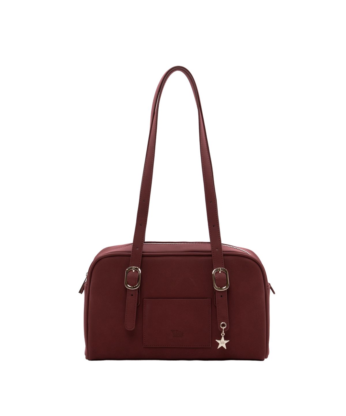 아이세이예르(ISAYYERR) Yerr Square Bag (burgundy)