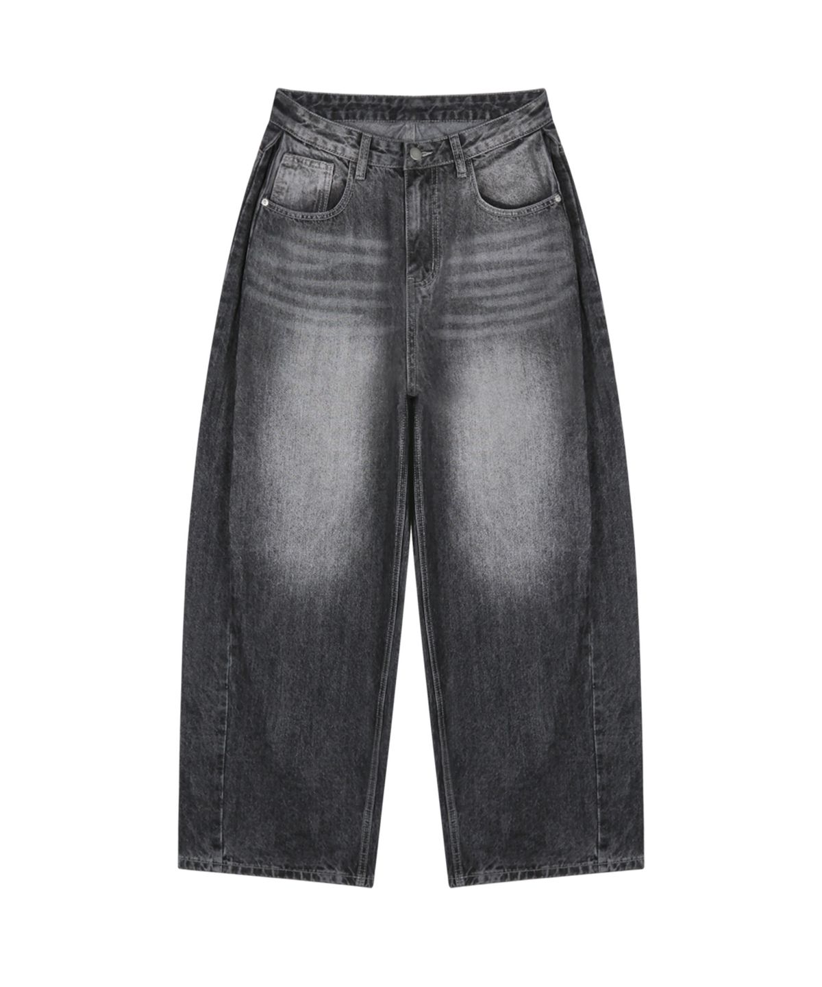 엔티이티(NTET) Vintage side pintuck denim pants (gray)