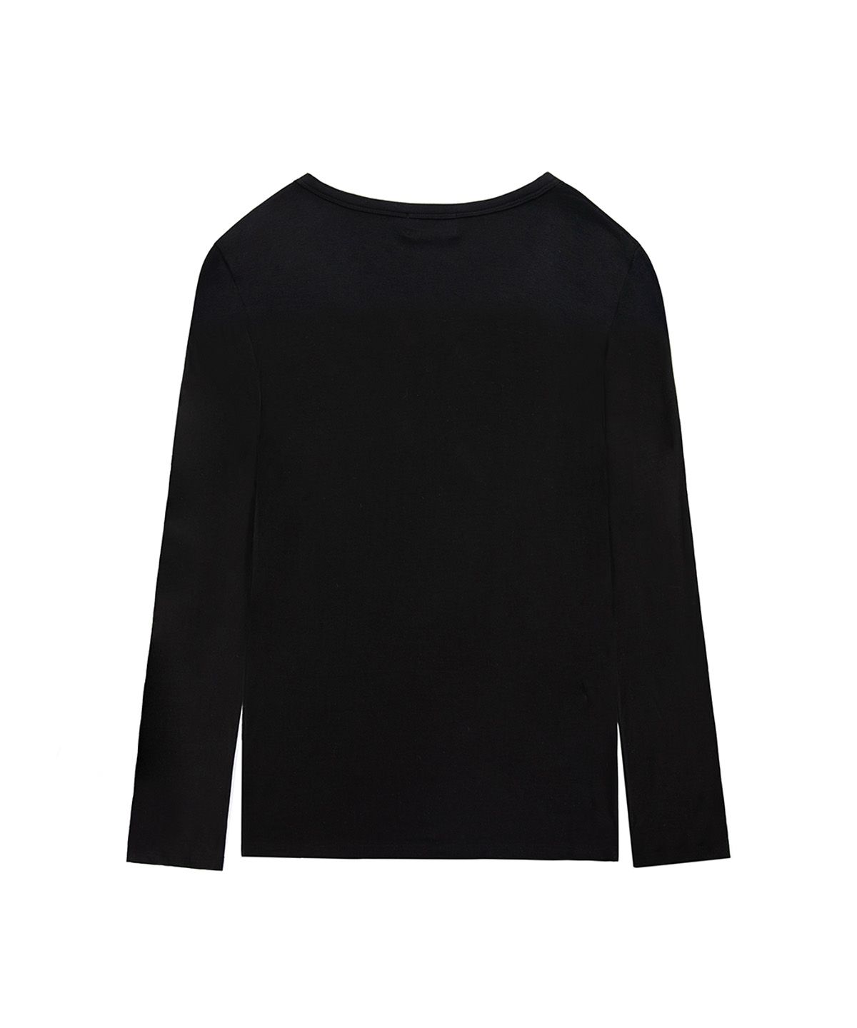 이와이이알(EYEER) 02 Logo One Shoulder Long Sleeve - Black