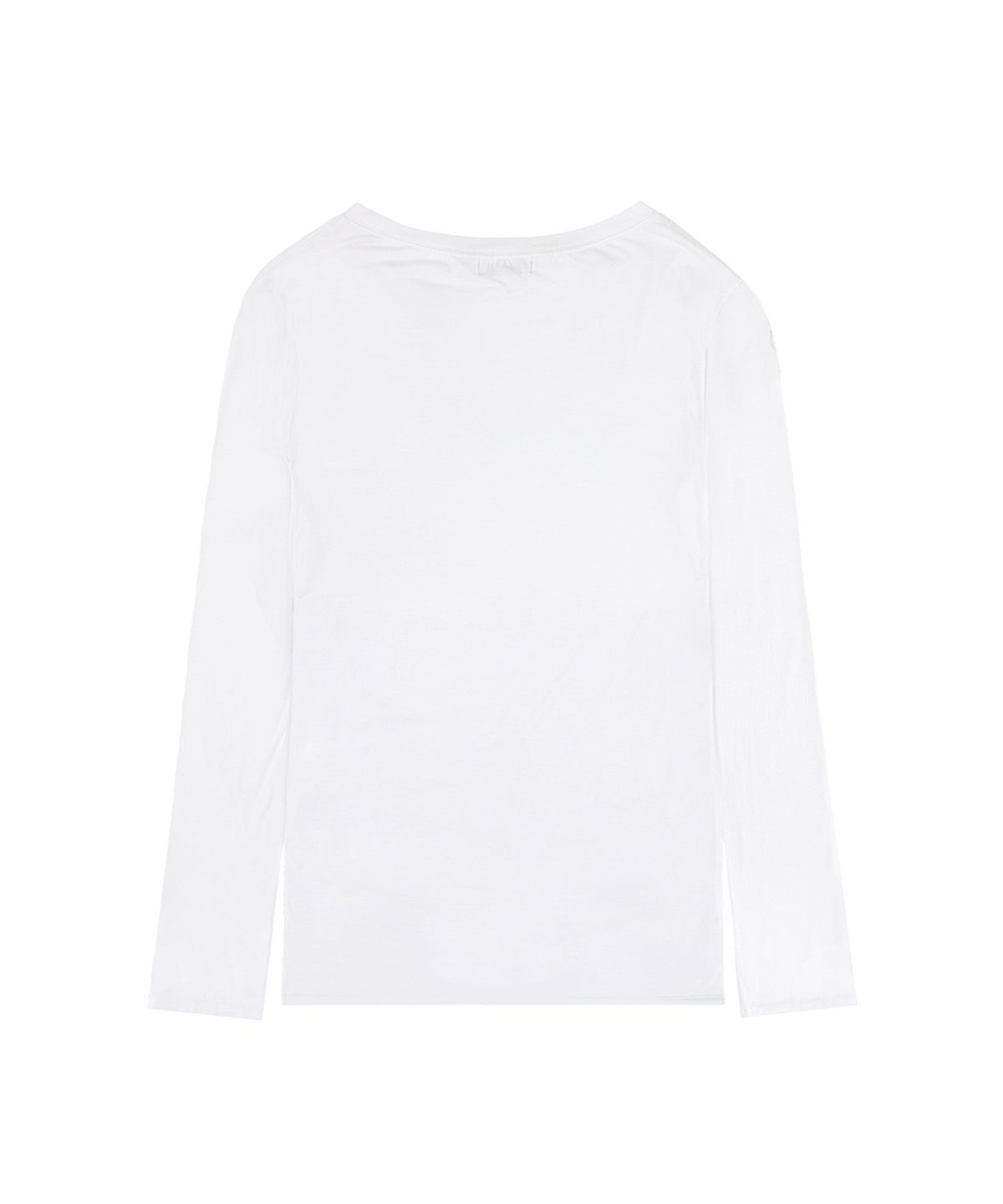 이와이이알(EYEER) 02 Logo One Shoulder Long Sleeve - White