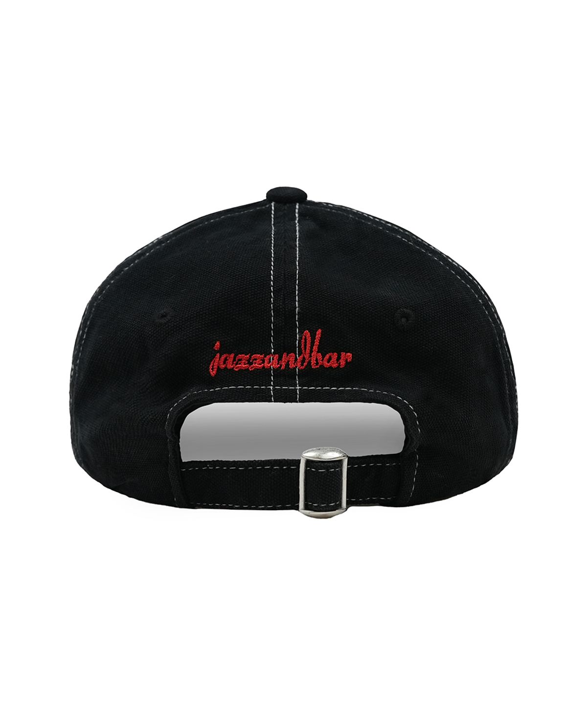 재즈앤바(JAZZ&BAR) 6P Denim Patch Logo Cap (Black & White)