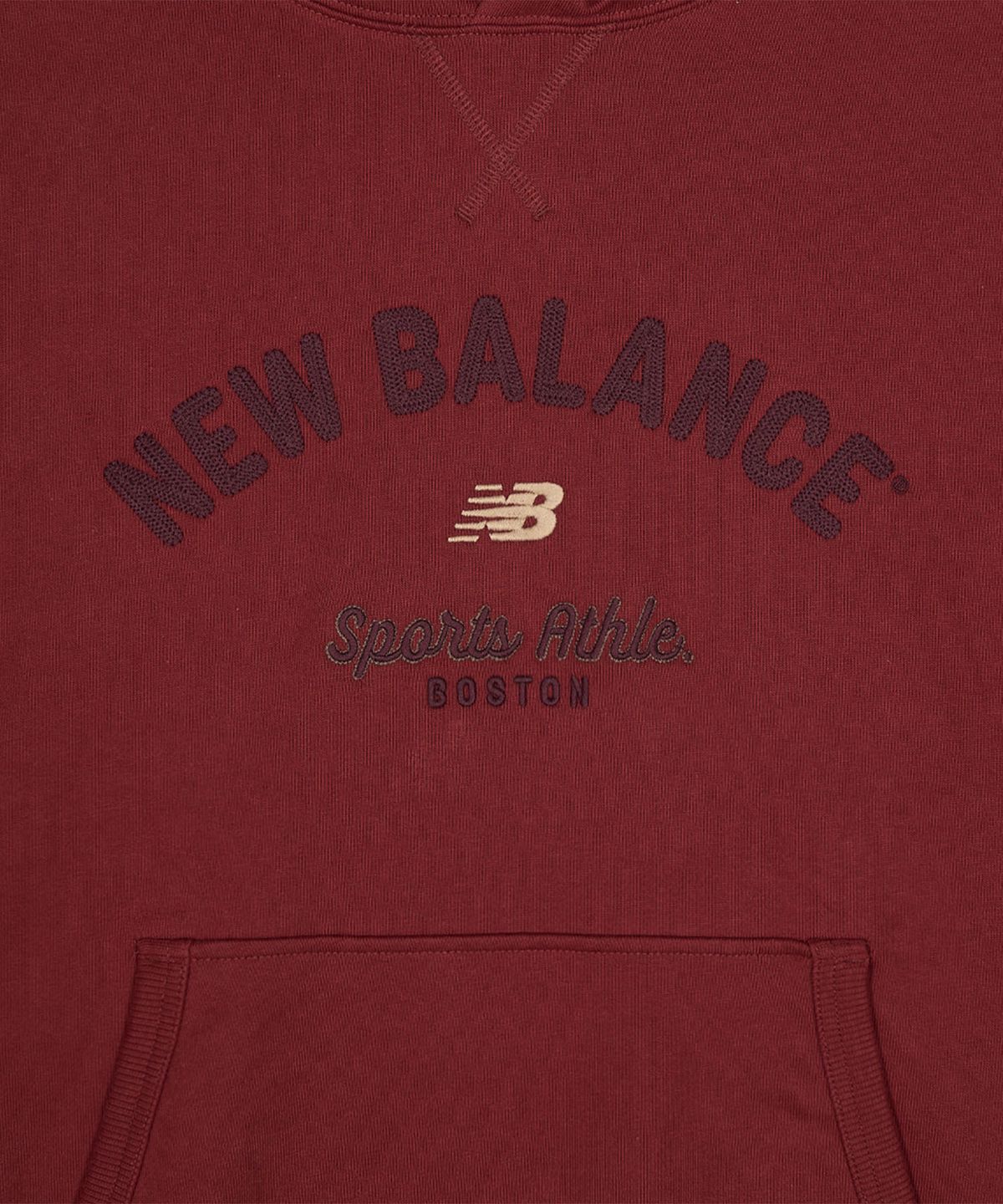 뉴발란스(NEW BALANCE) NBN0G11213 / UNI NEW GREY 그래픽 후드티 (RED)