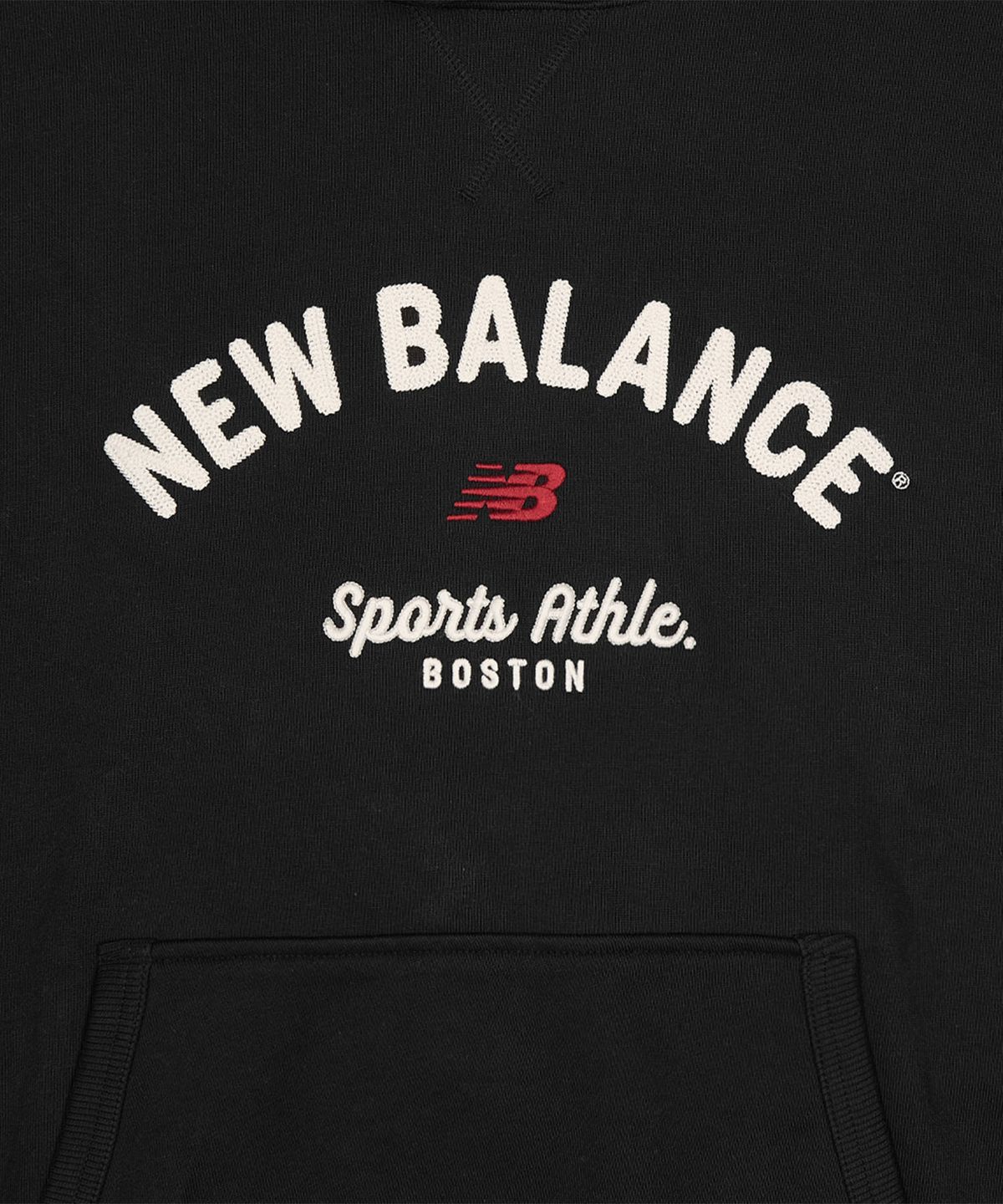 뉴발란스(NEW BALANCE) NBN0G11213 / UNI NEW GREY 그래픽 후드티 (BLACK)