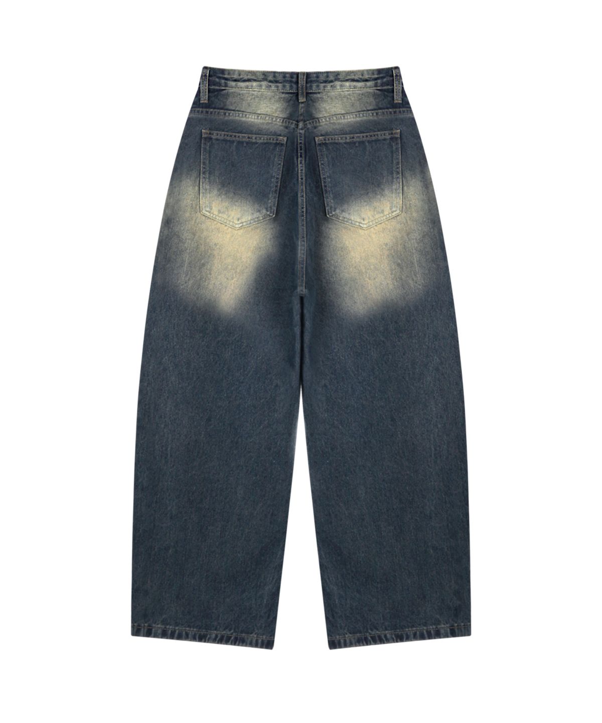 엔티이티(NTET) Vintage side pintuck denim pants (muddy indigo)