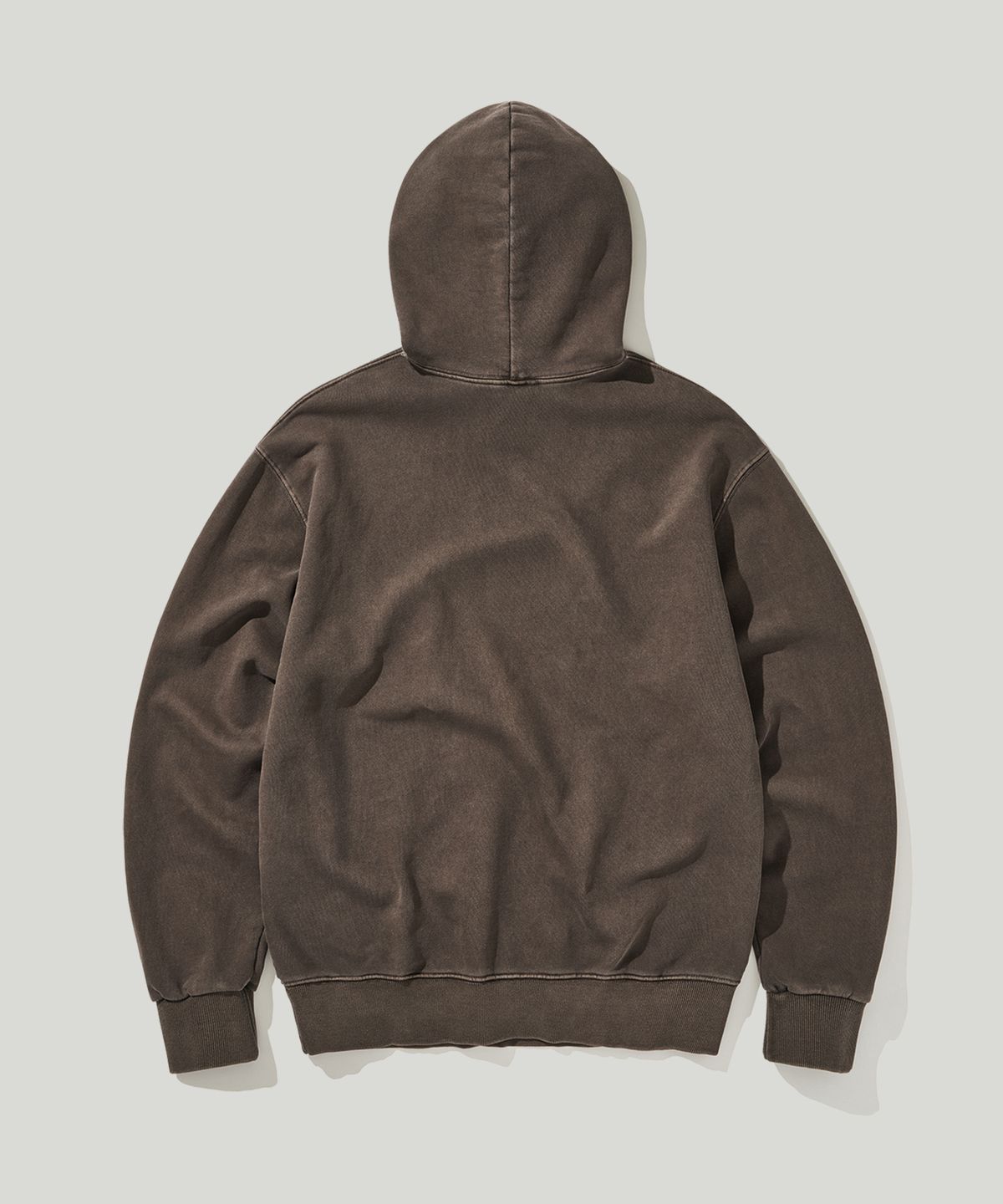 이스트코(EASTCO) 피그먼트 컴팩트 후디 스톤 브라운
