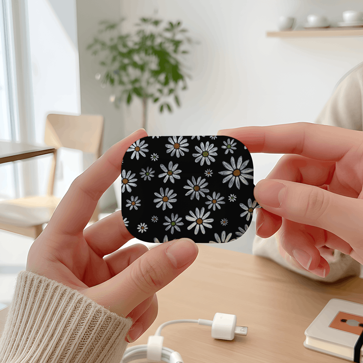 아칸(AKAN) 아칸 DAAE 데이지꽃 에어팟 하드케이스