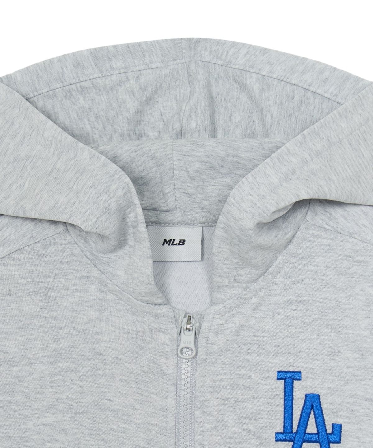엠엘비 키즈(MLB KIDS) 스포티브 베이직 후드 집업 세트 LA (L.Melange Grey)