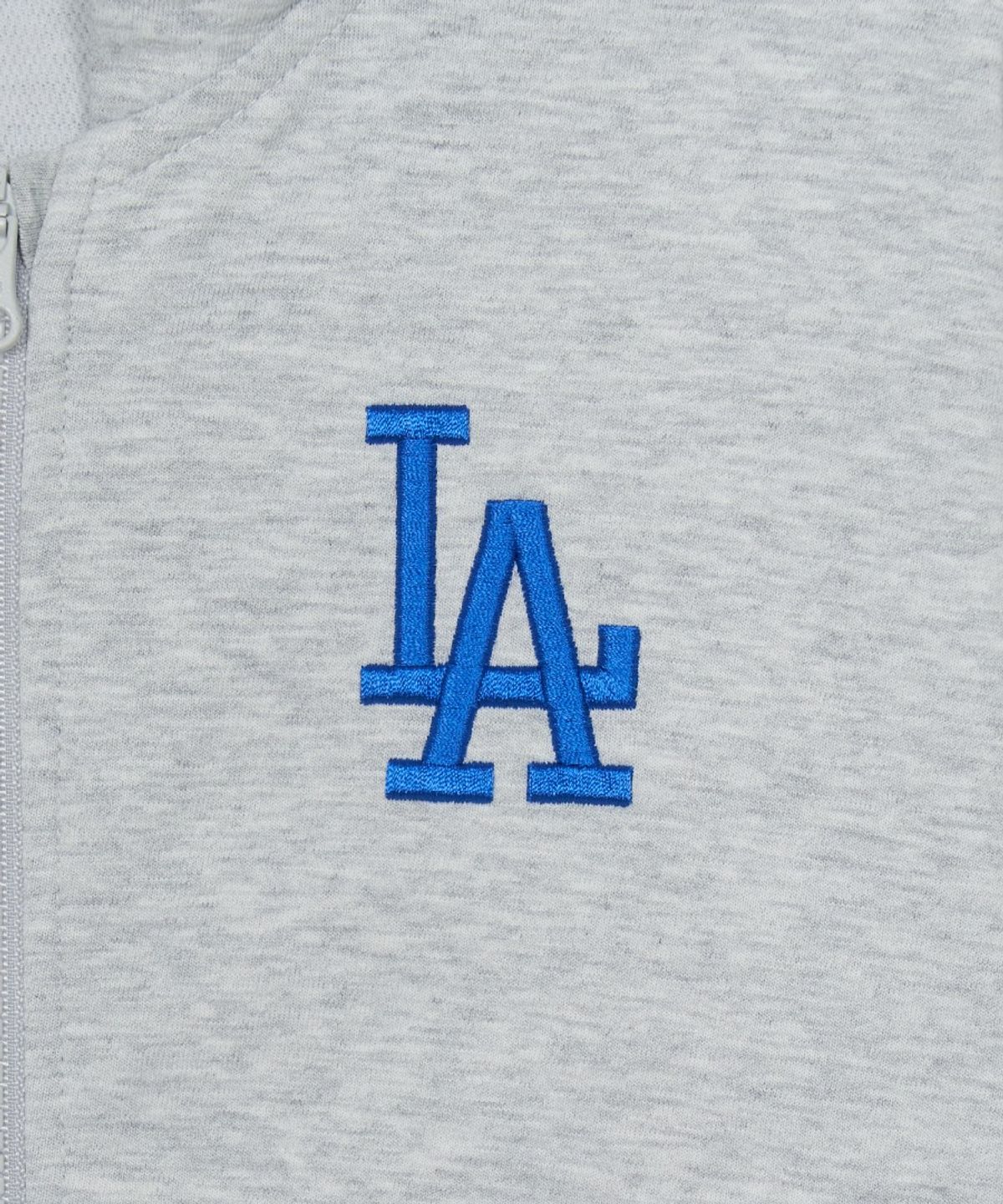 엠엘비 키즈(MLB KIDS) 스포티브 베이직 후드 집업 세트 LA (L.Melange Grey)