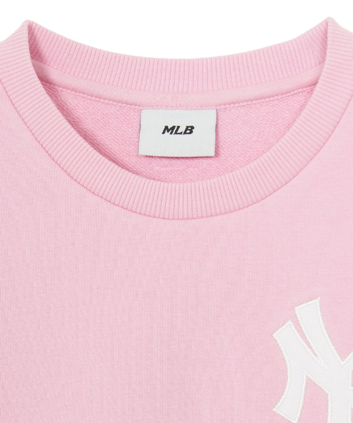 엠엘비 키즈(MLB KIDS) 스포티브 베이직 레이어드 맨투맨세트 NY (L.Pink)