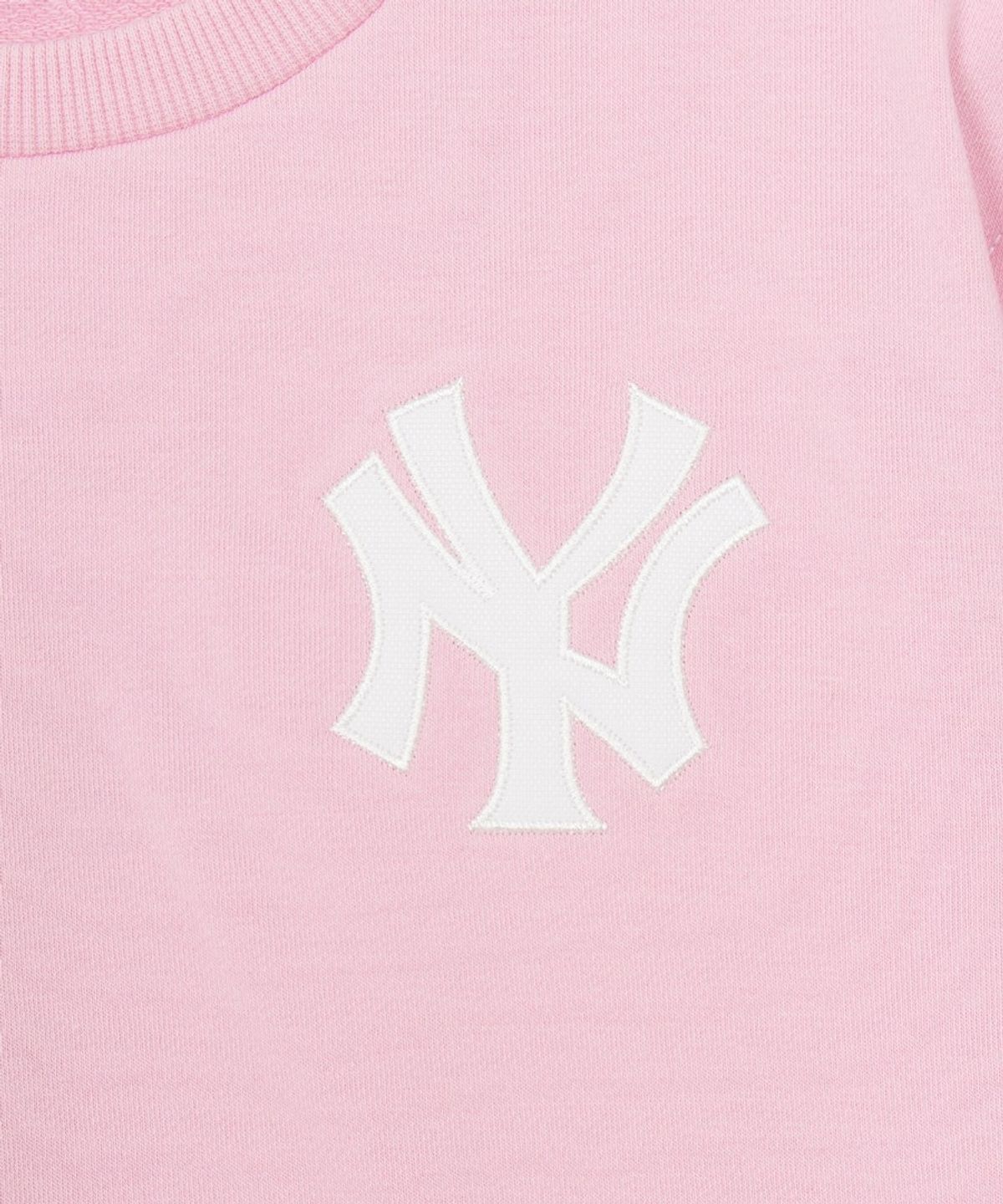 엠엘비 키즈(MLB KIDS) 스포티브 베이직 레이어드 맨투맨세트 NY (L.Pink)