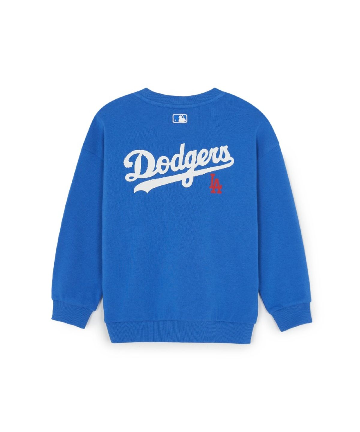 엠엘비 키즈(MLB KIDS) 스포티브 베이직 레터링 맨투맨 LA (Cobalt Blue)