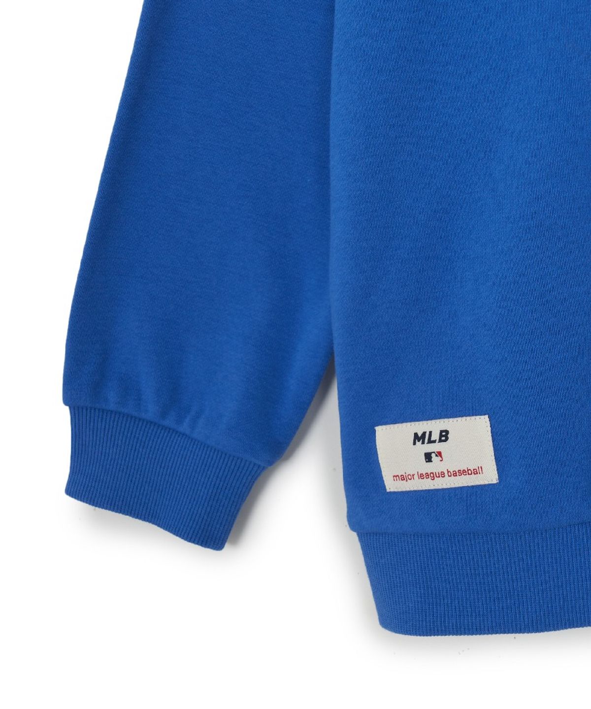 엠엘비 키즈(MLB KIDS) 스포티브 베이직 레터링 맨투맨 LA (Cobalt Blue)