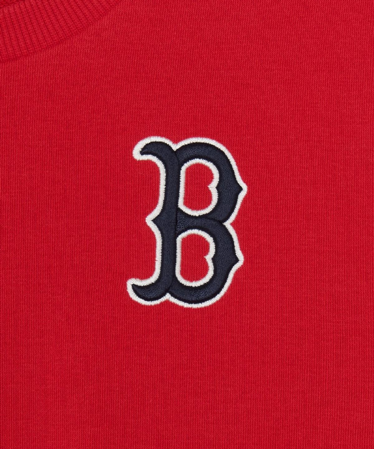 엠엘비 키즈(MLB KIDS) 스포티브 베이직 레터링 맨투맨 BOS (Red)