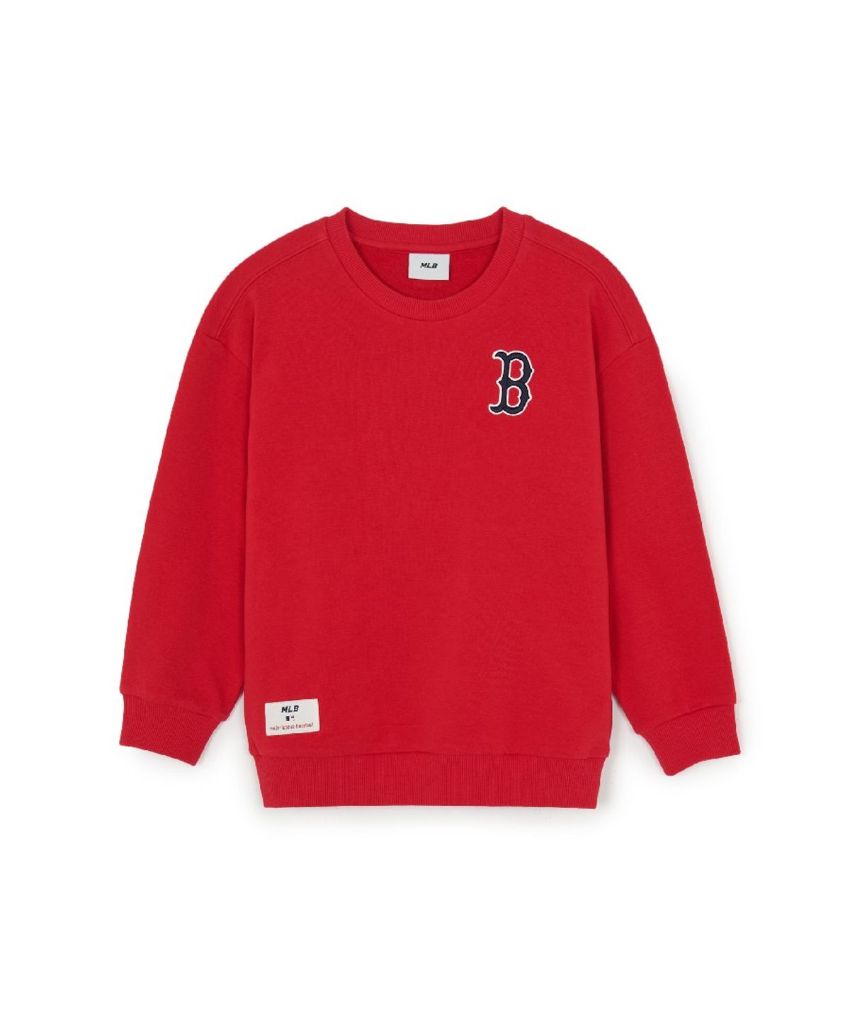 엠엘비 키즈(MLB KIDS) 스포티브 베이직 레터링 맨투맨 BOS (Red)