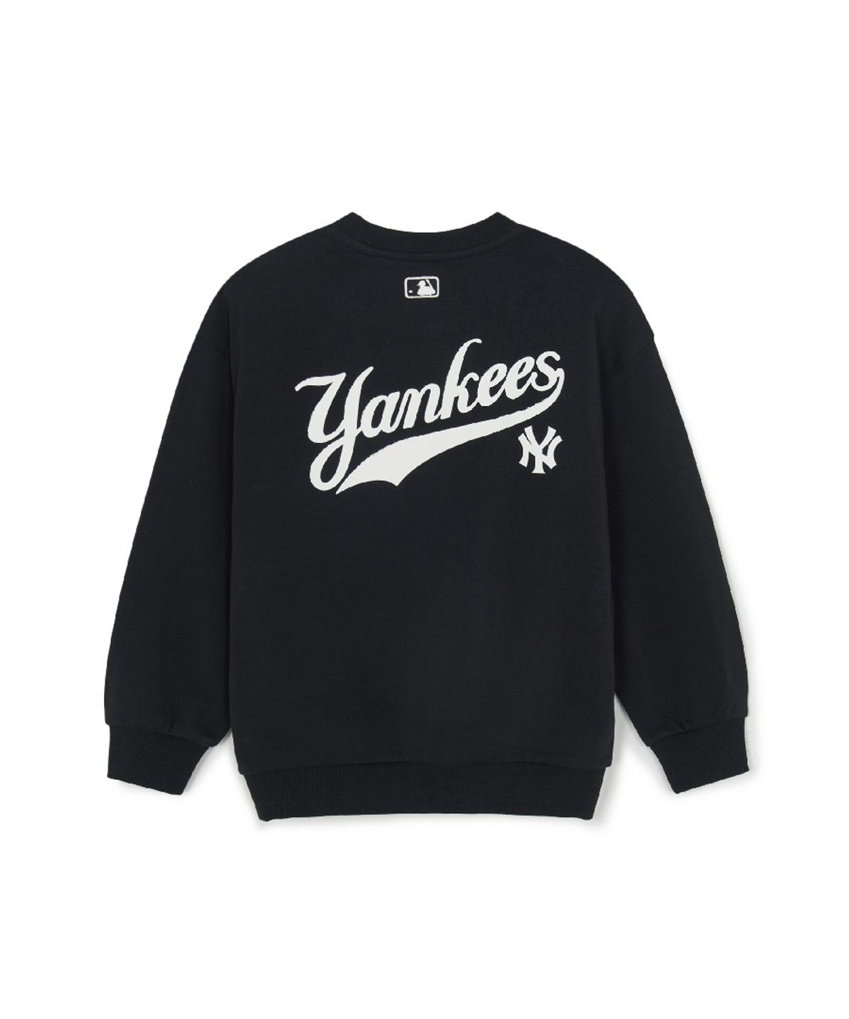 엠엘비 키즈(MLB KIDS) 스포티브 베이직 레터링 맨투맨 NY (Black)