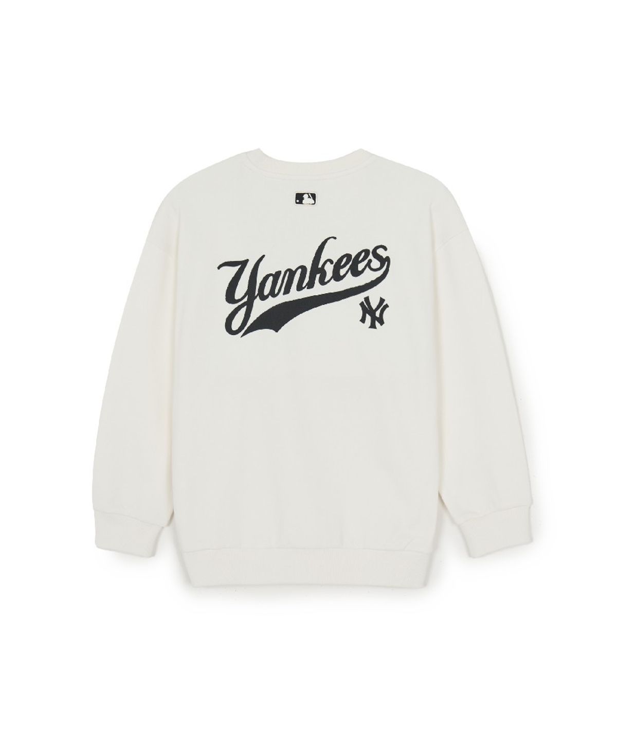 엠엘비 키즈(MLB KIDS) 스포티브 베이직 레터링 맨투맨 NY (Ivory)
