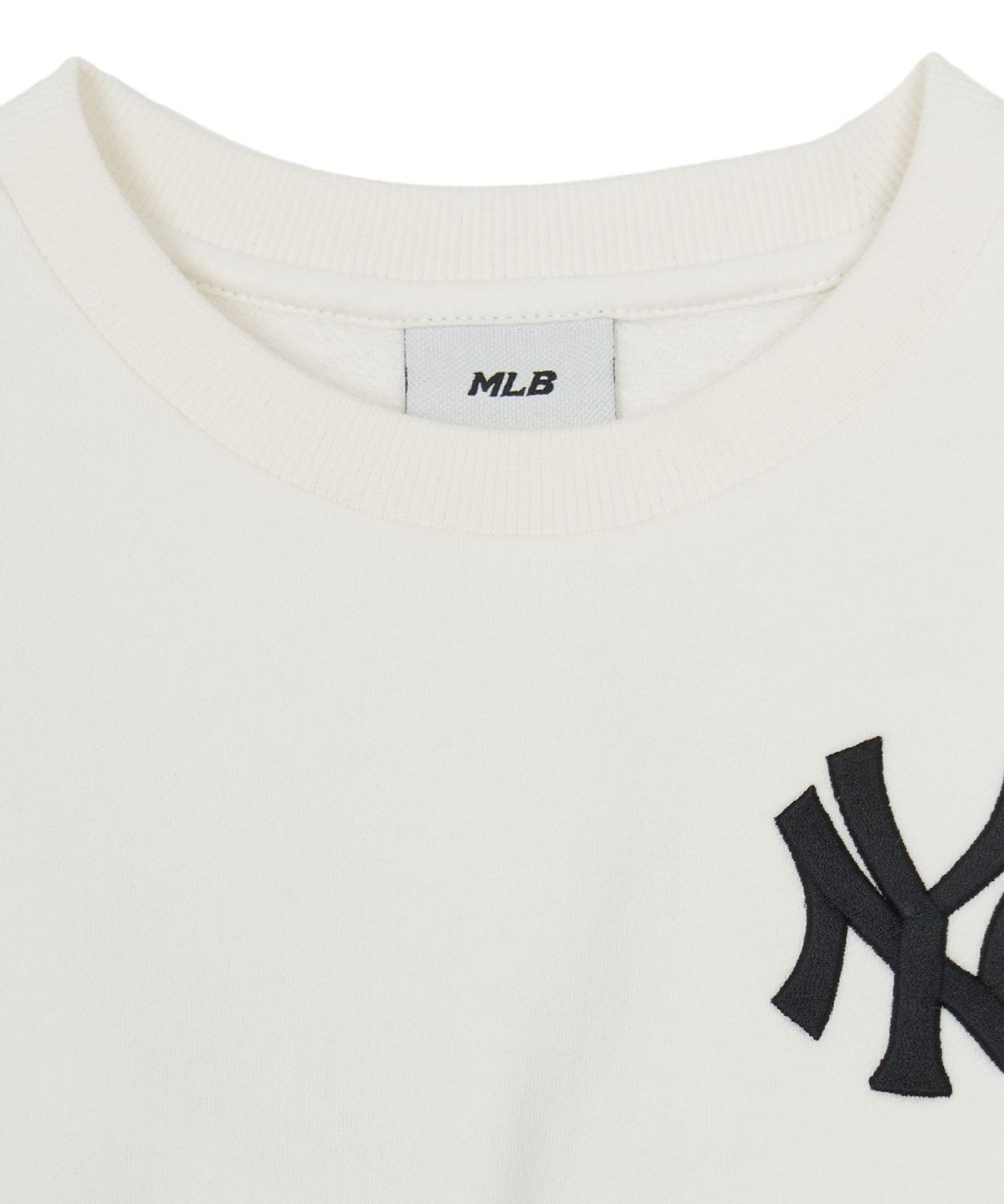 엠엘비 키즈(MLB KIDS) 스포티브 베이직 레터링 맨투맨 NY (Ivory)
