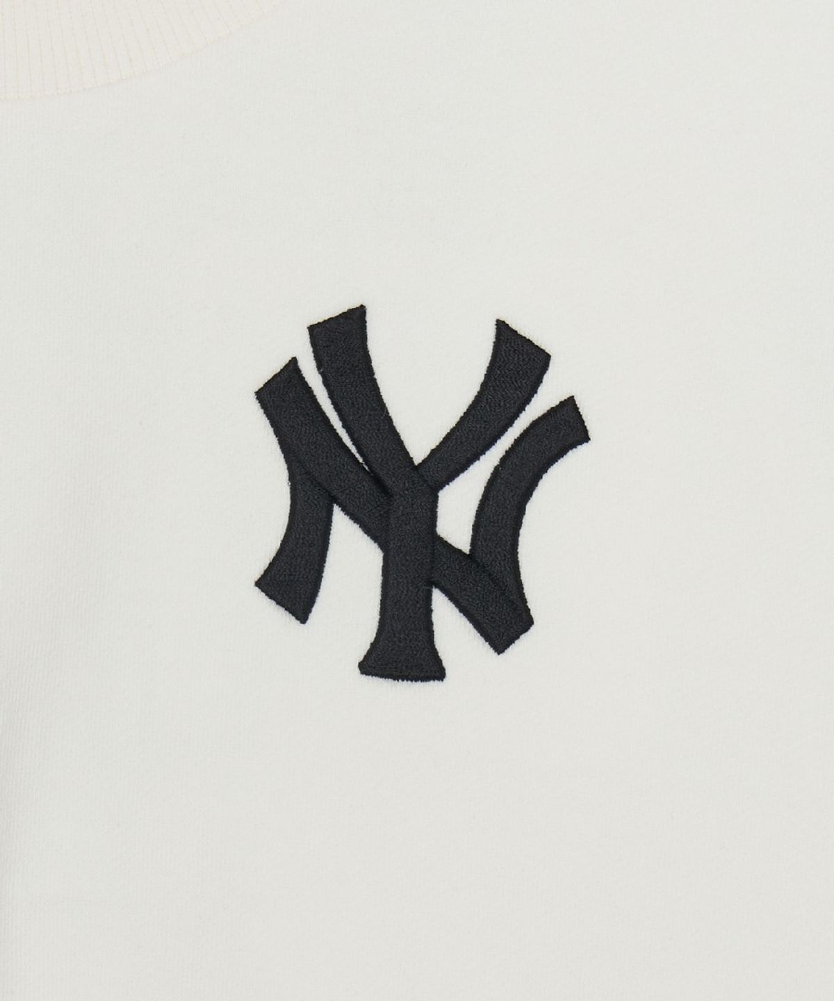 엠엘비 키즈(MLB KIDS) 스포티브 베이직 레터링 맨투맨 NY (Ivory)