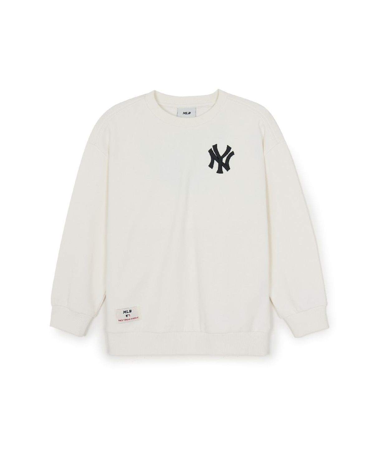 엠엘비 키즈(MLB KIDS) 스포티브 베이직 레터링 맨투맨 NY (Ivory)