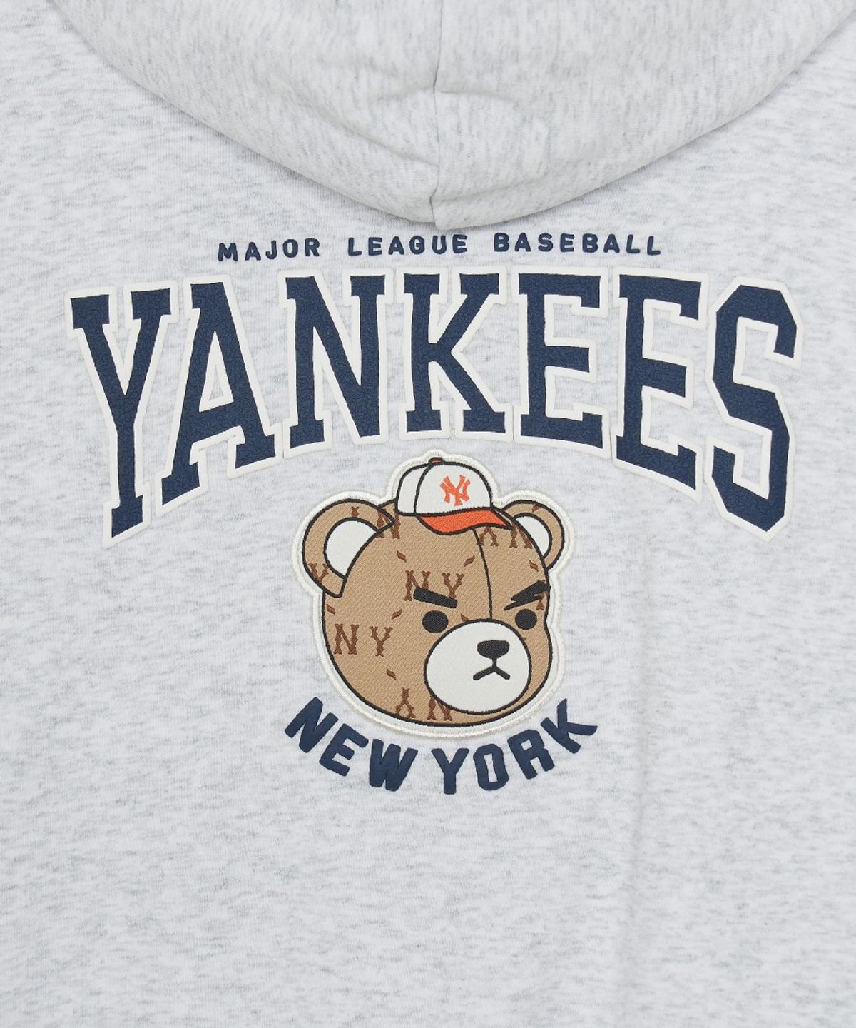 엠엘비 키즈(MLB KIDS) 메가베어 후드티 NY (L.Melange Grey)