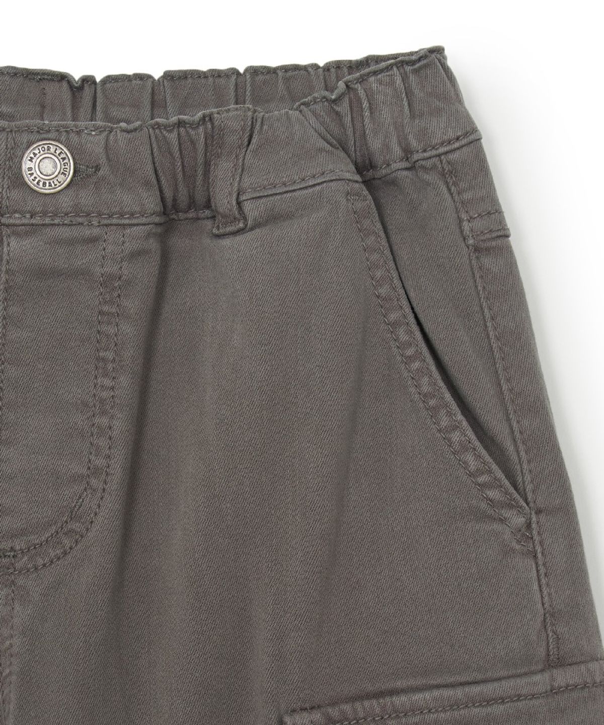 엠엘비 키즈(MLB KIDS) 베이직 와이드 카고 데님 팬츠 NY (Khaki)