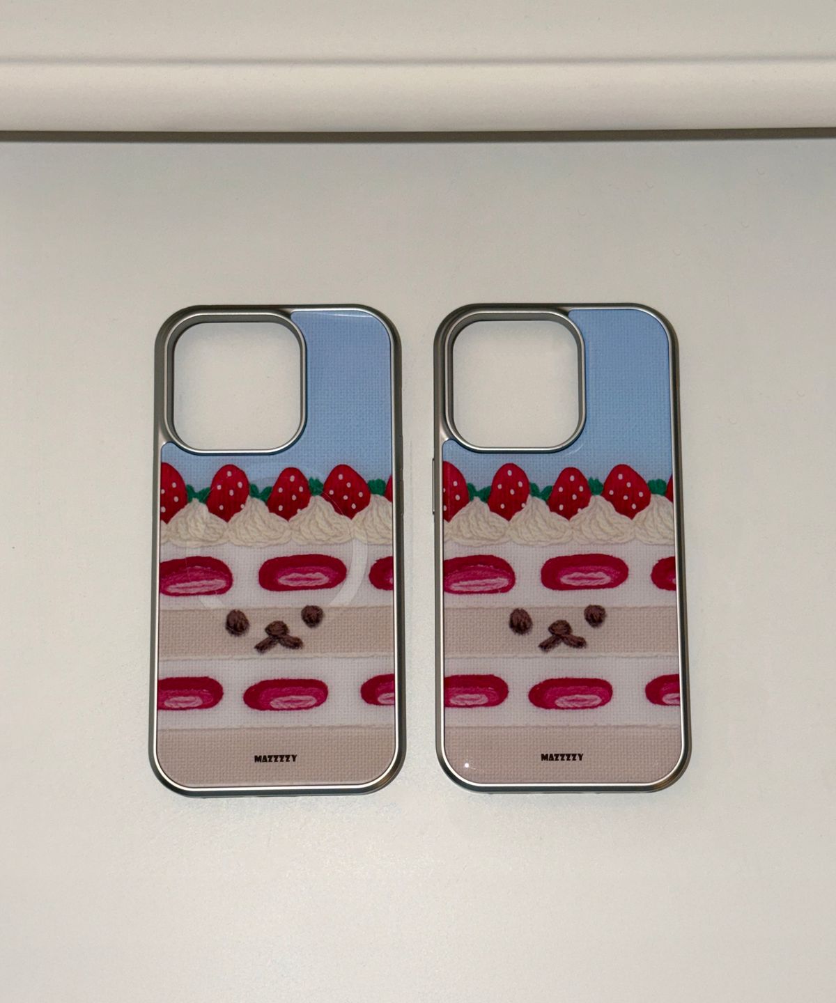 마찌(MAZZZZY) [Silver] Knit Muffin cake case