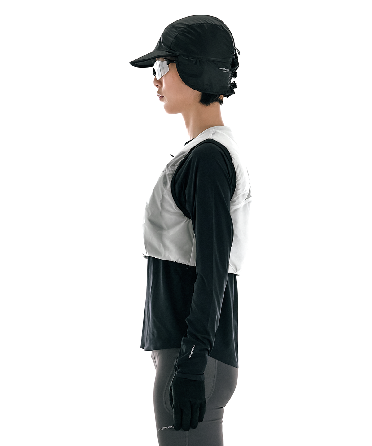 콜드웜(COLDWARM) Trail Insulation Vest (White) -Women-