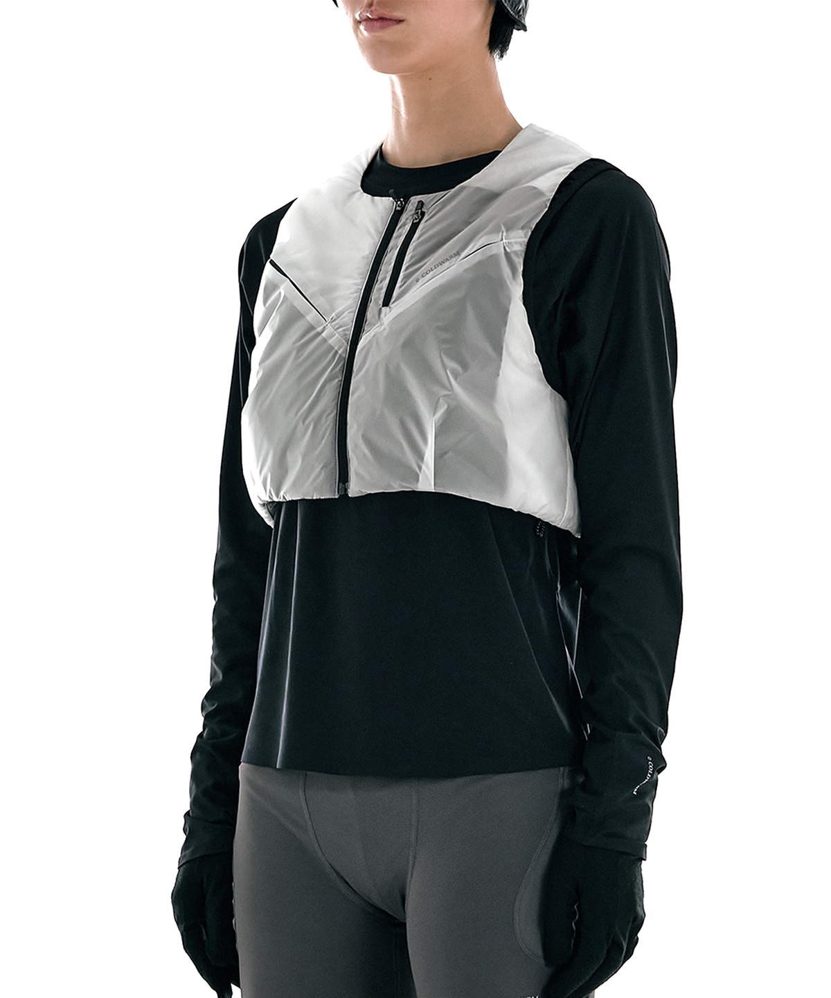 콜드웜(COLDWARM) Trail Insulation Vest (White) -Women-