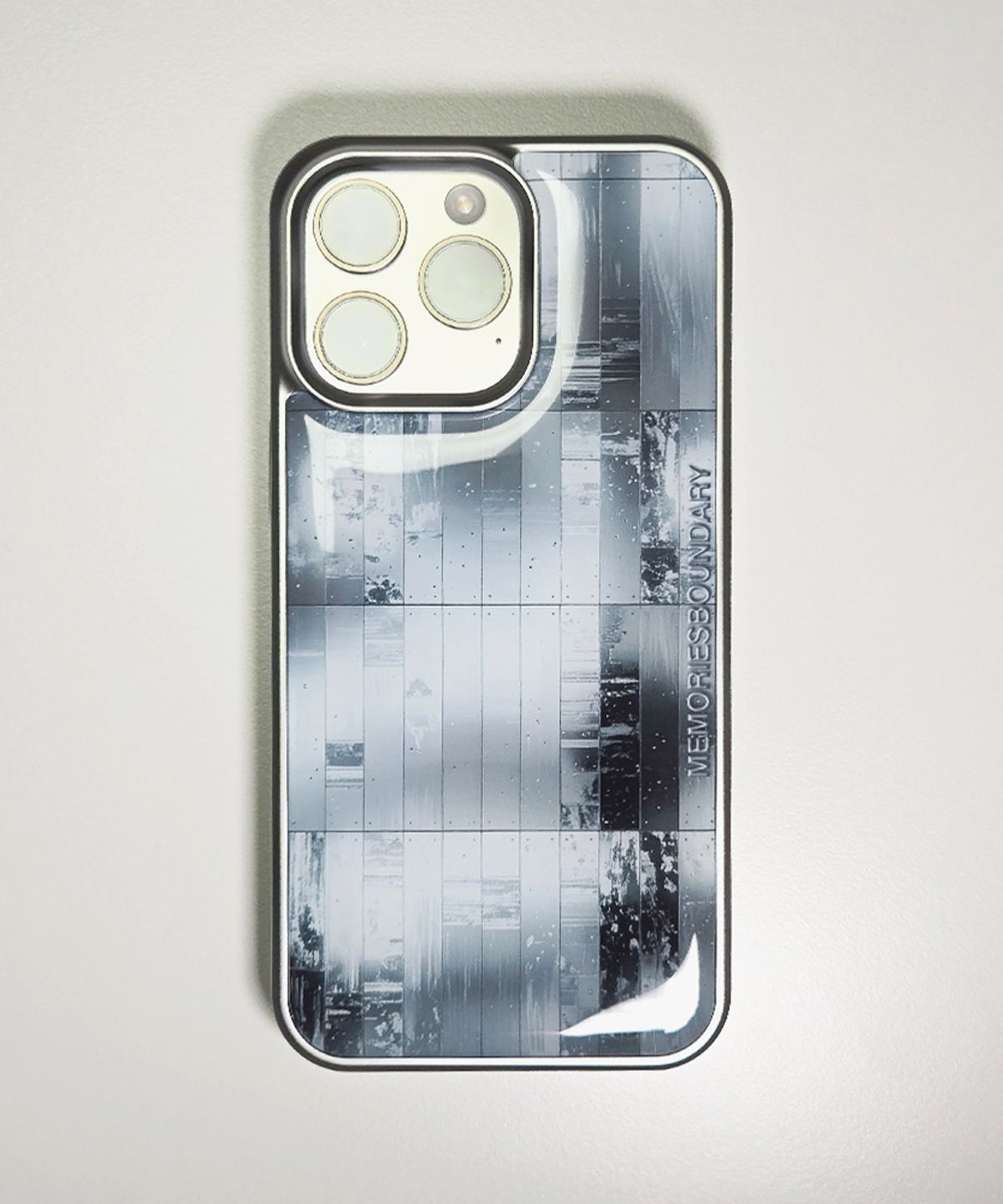 메모리즈바운더리(MEMORIESBOUNDARY) Industrial Steel Boundary Case (SV_Epoxy/MagSafe Glass)