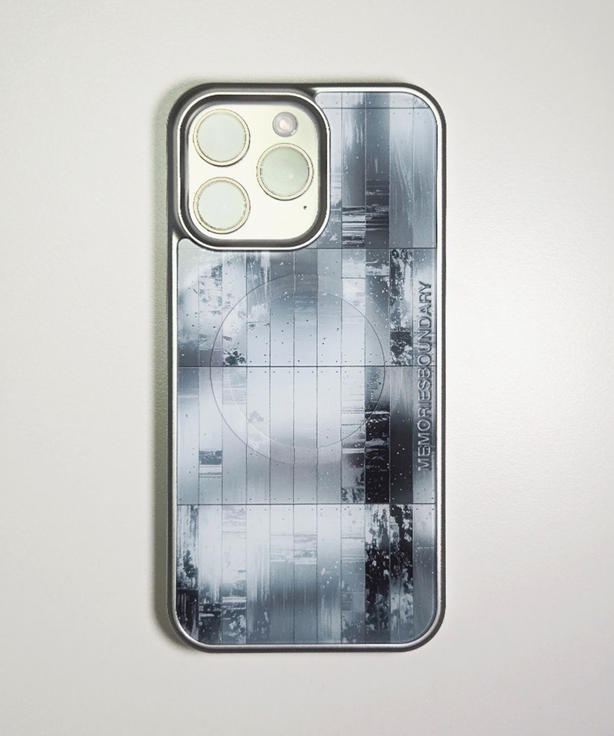 메모리즈바운더리(MEMORIESBOUNDARY) Industrial Steel Boundary Case (SV_Epoxy/MagSafe Glass)